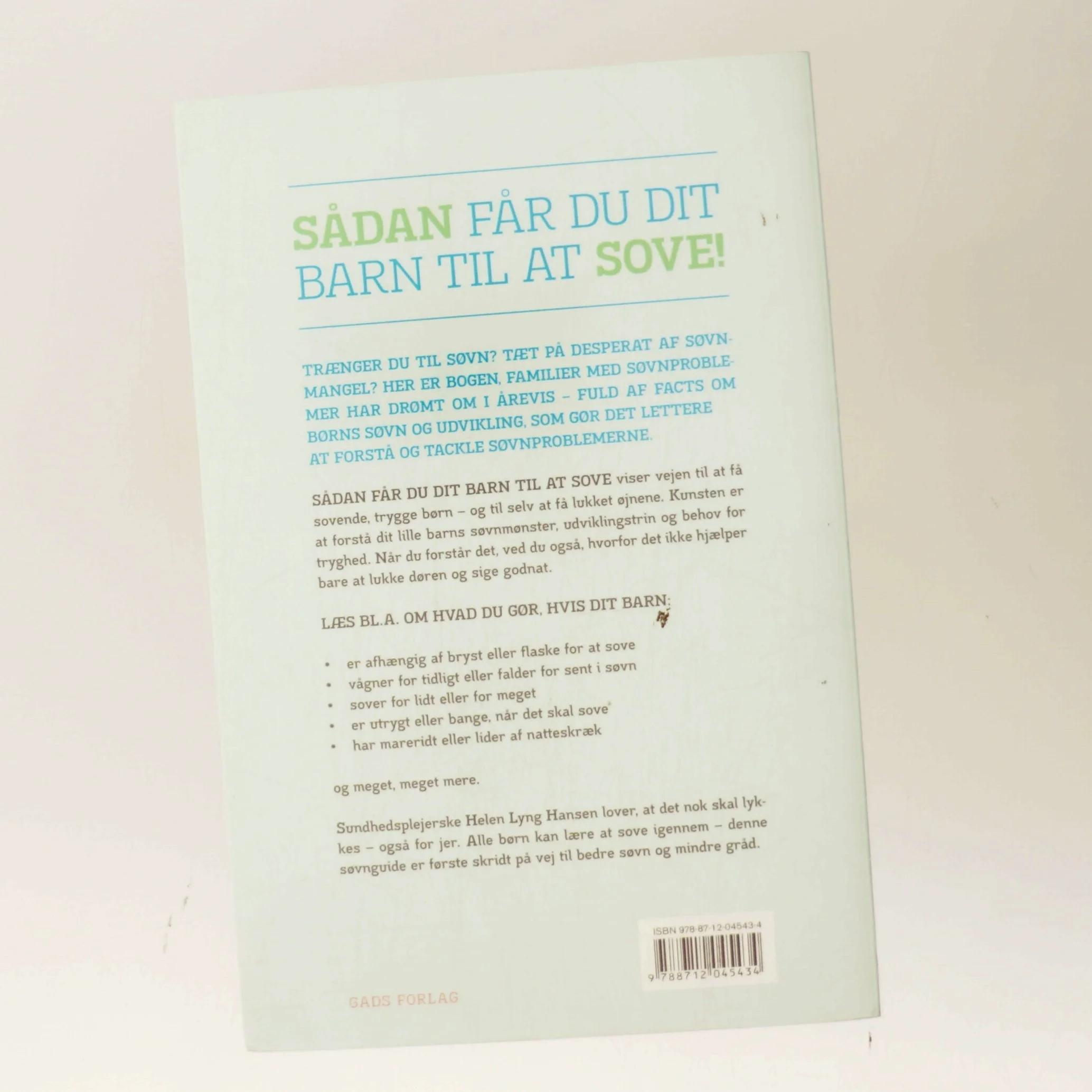 Sådan får du dit barn til at sove af Helen Lyng Hansen (Bog)