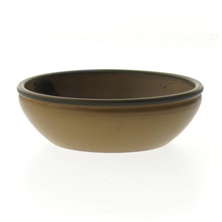 Lille keramikskål med fuglemotiv (str. 9,5 cm)