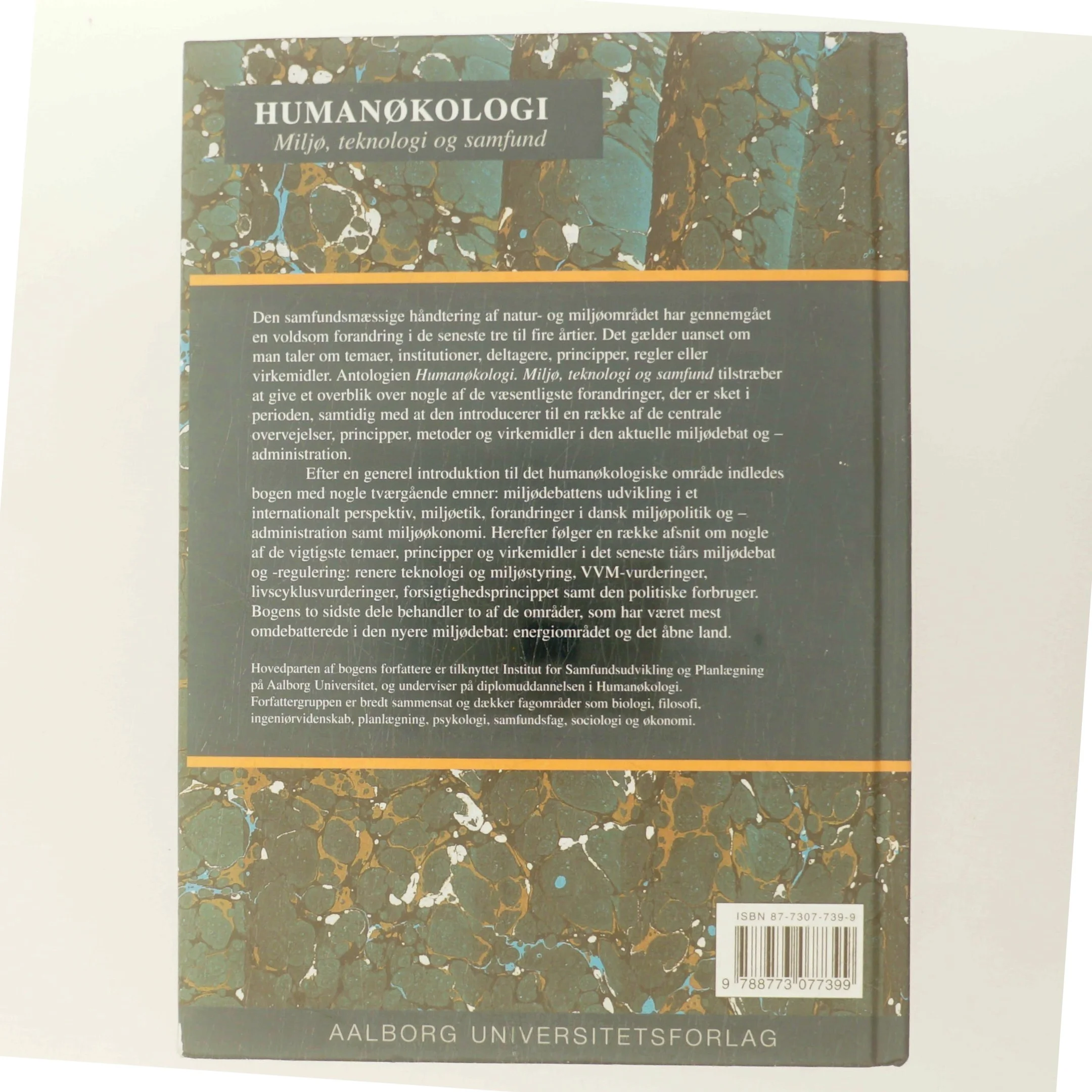 Humanøkologi : miljø, teknologi og samfund af Finn Arler (Bog)