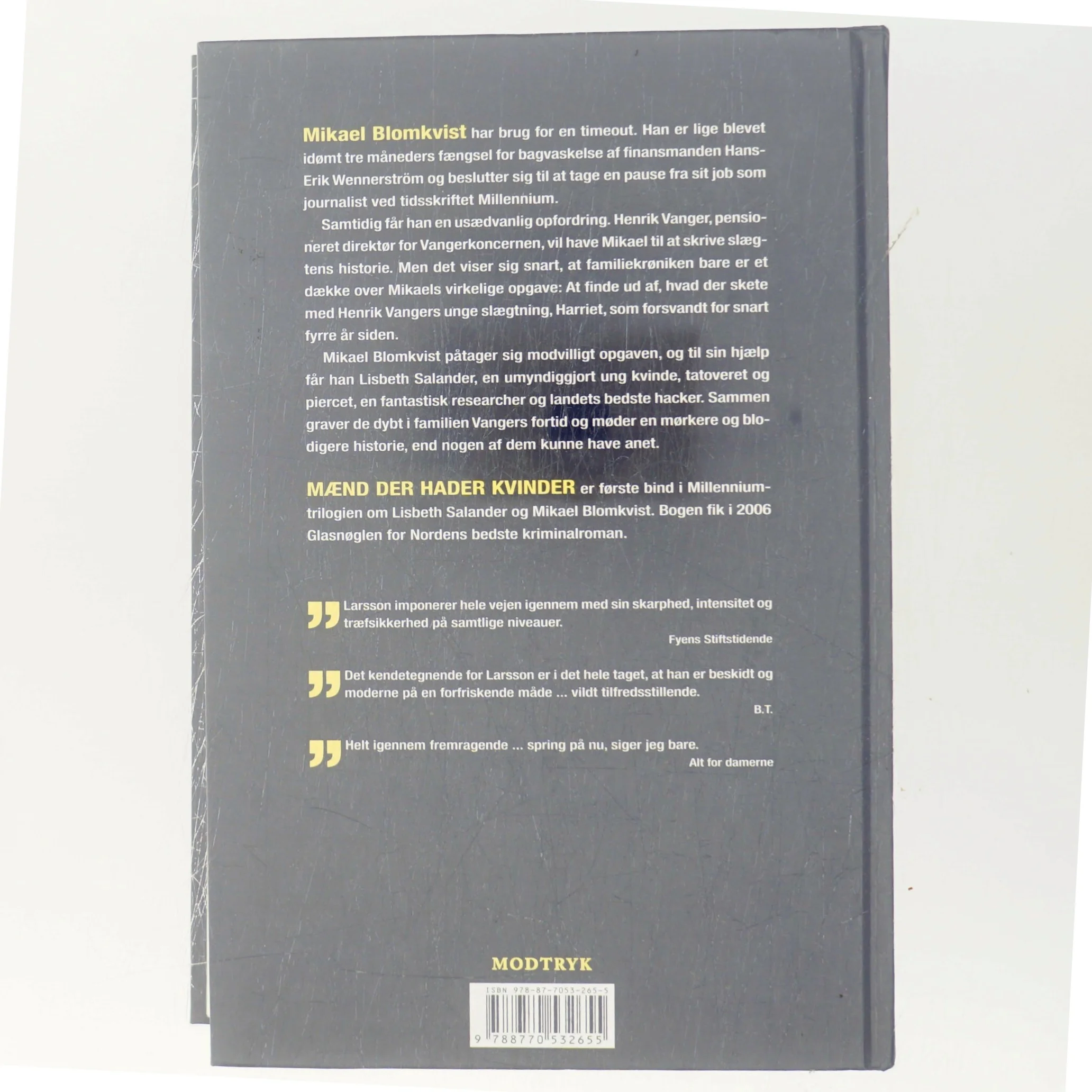 Mænd der hader kvinder af Stieg Larsson (Bog)