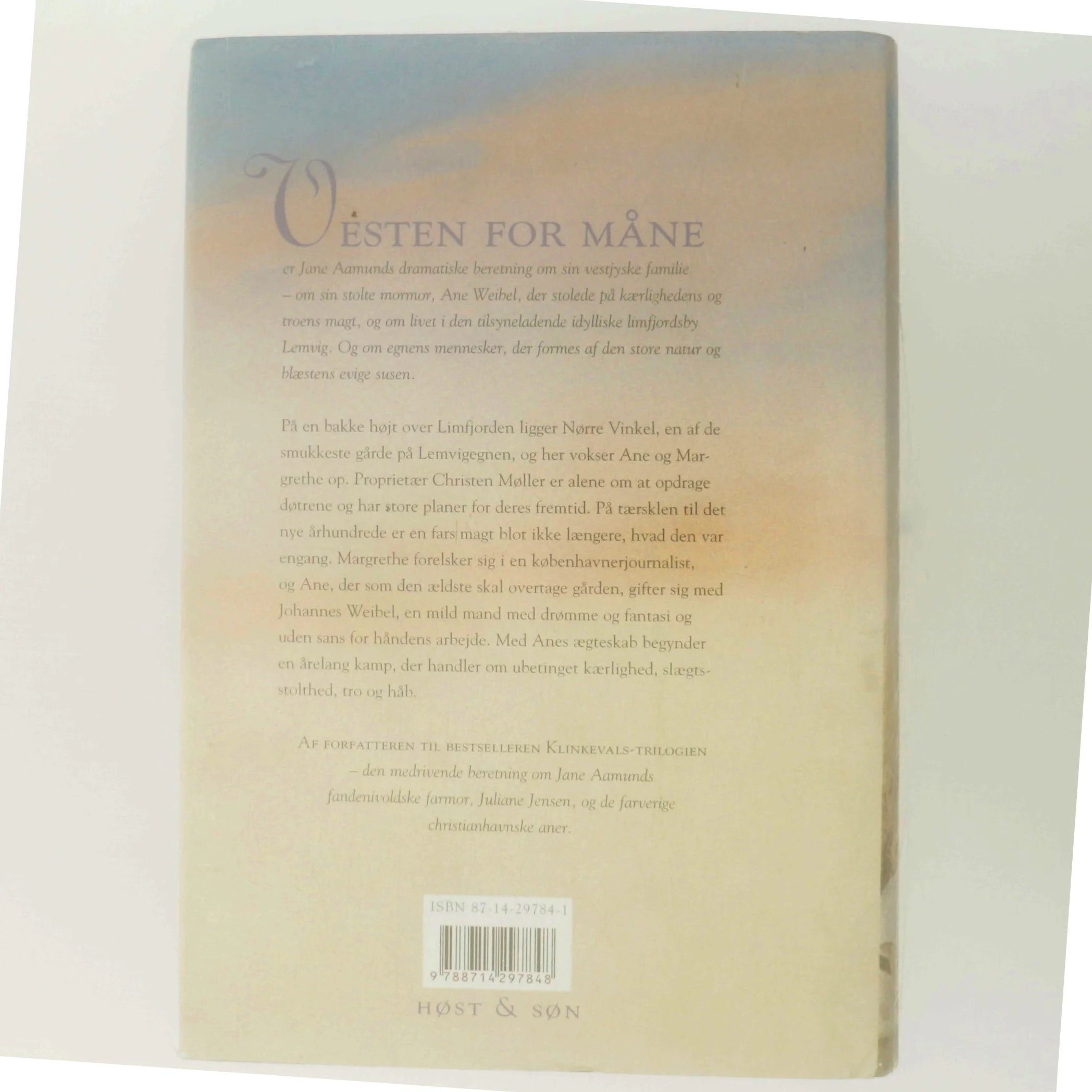 Vesten for måne af Jane Aamund (Bog)