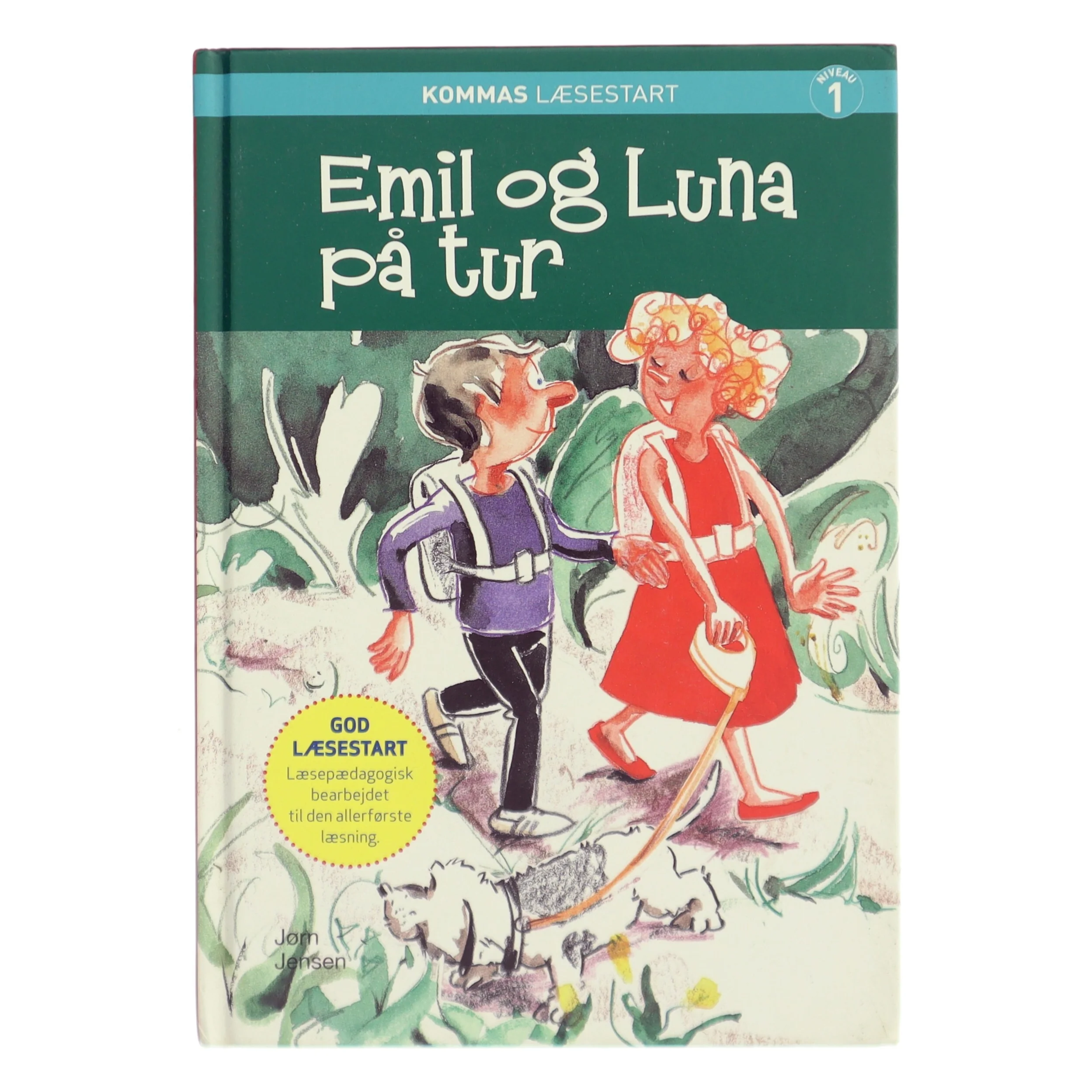 Emil og Luna på tur - Kommas læsestart af Jørn Jensen (Bog)