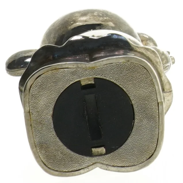 Vintage sparegris, bjørn med krone (str. 14,5 cm)