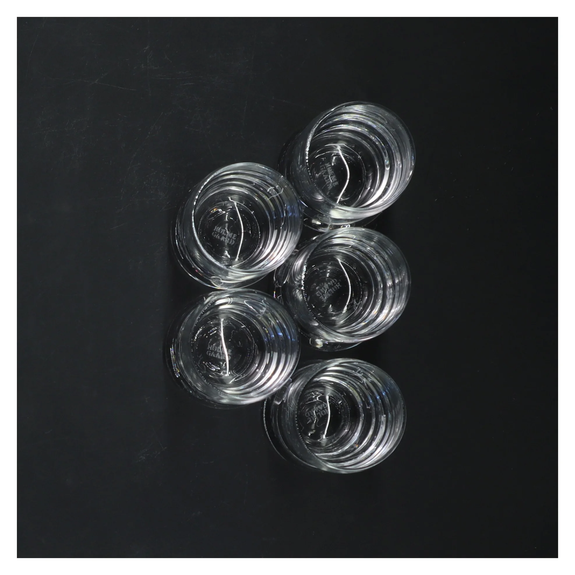 Sæt af 5 glas (str. 5 styk, 7,5 cm)