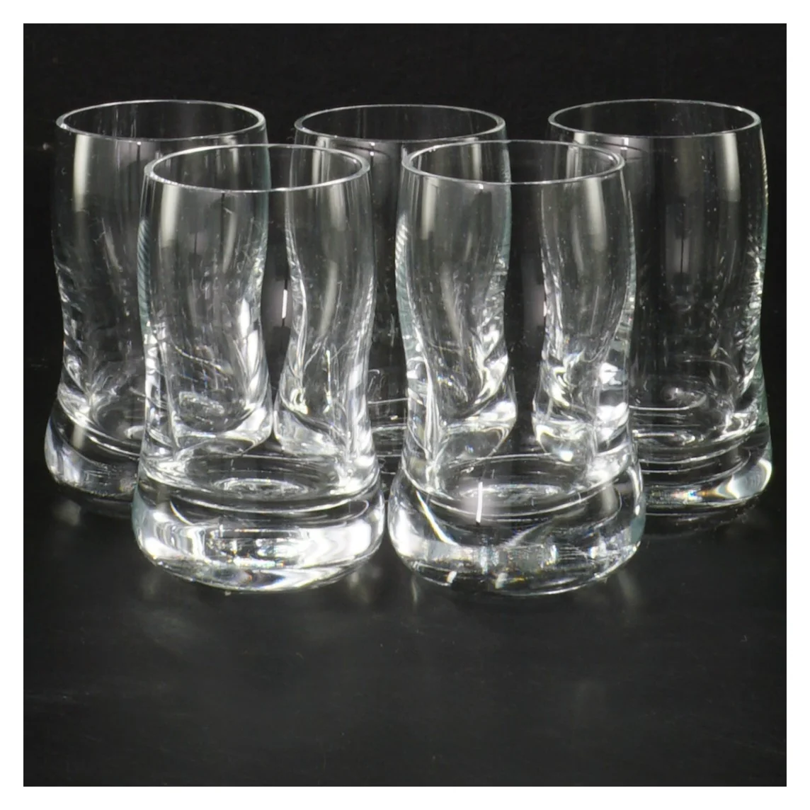 Sæt af 5 glas (str. 5 styk, 7,5 cm)