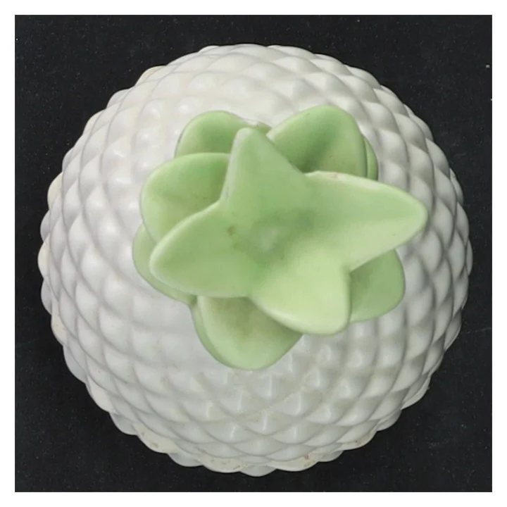 Ananasformet keramikvase (str. H 13 cm)