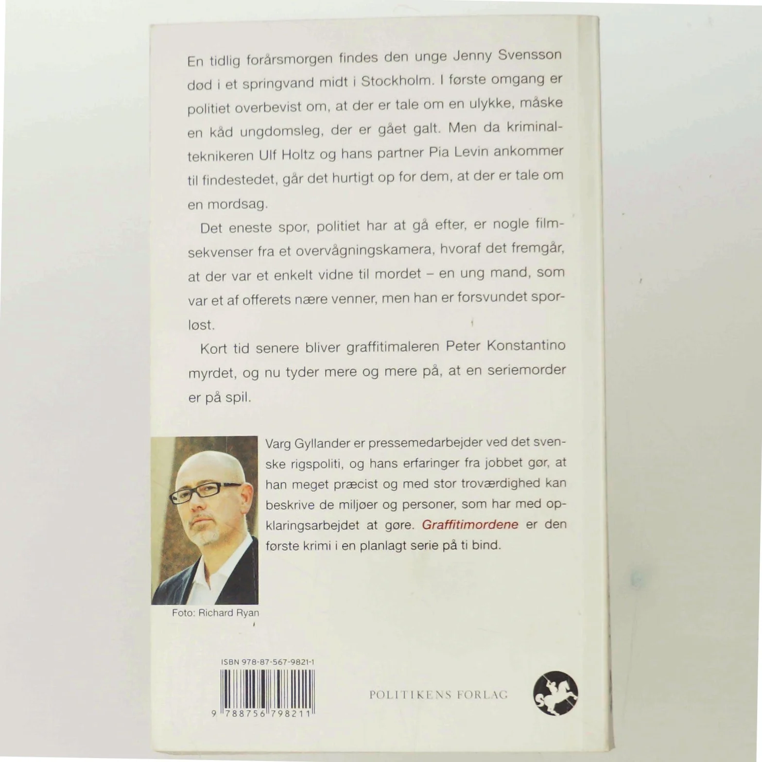 Graffitimordene af Varg Gyllander (Bog)