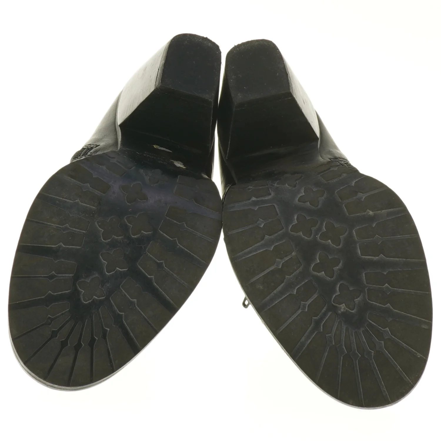 Sorte ankelstøvler med hæl fra Gardena (str. 39 )