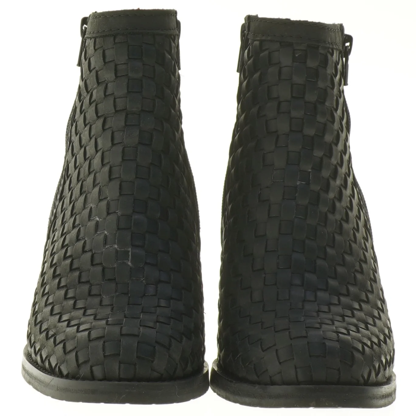 Sorte ankelstøvler med hæl fra Gardena (str. 39 )