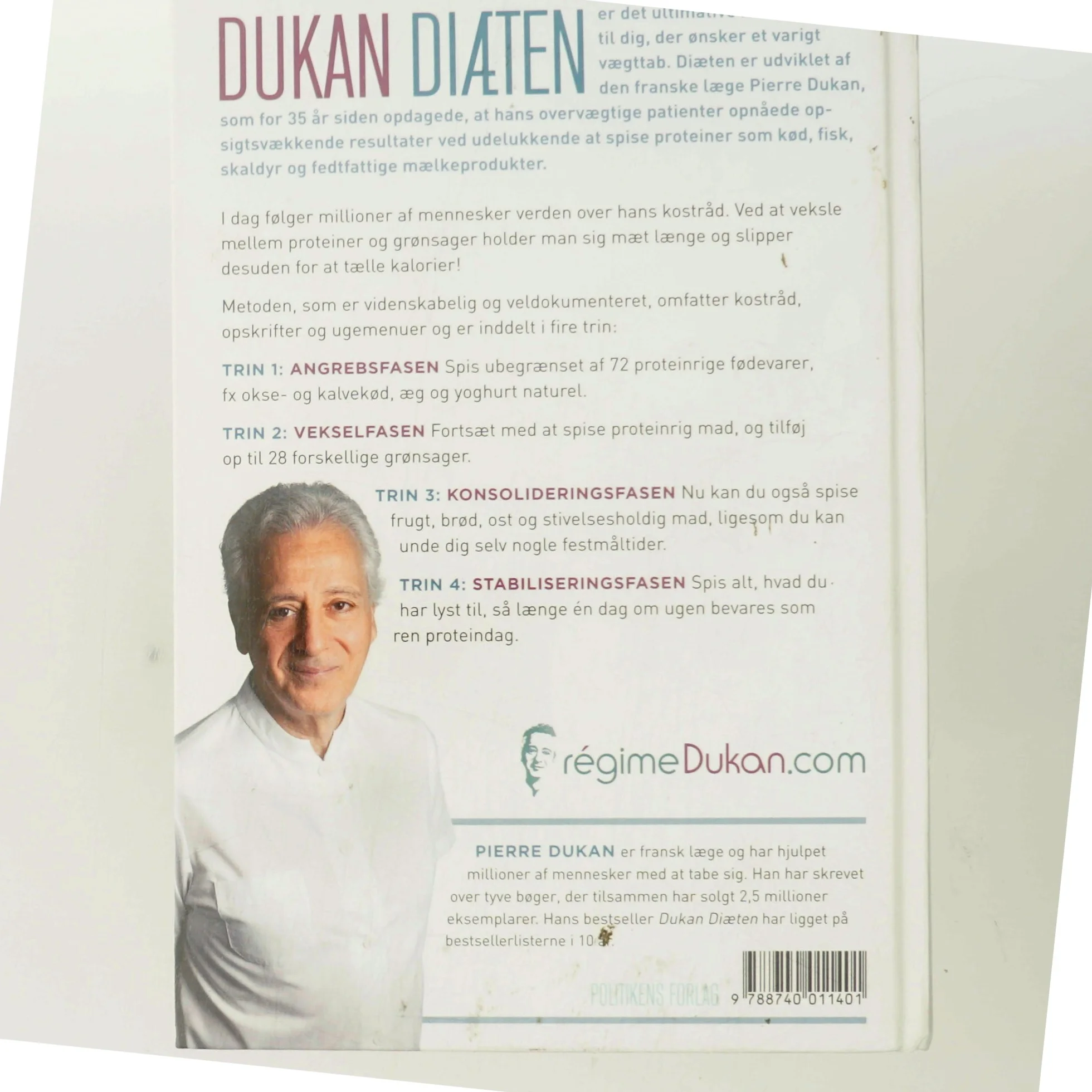 Dukan Diæten af Pierre Dukan (Bog)