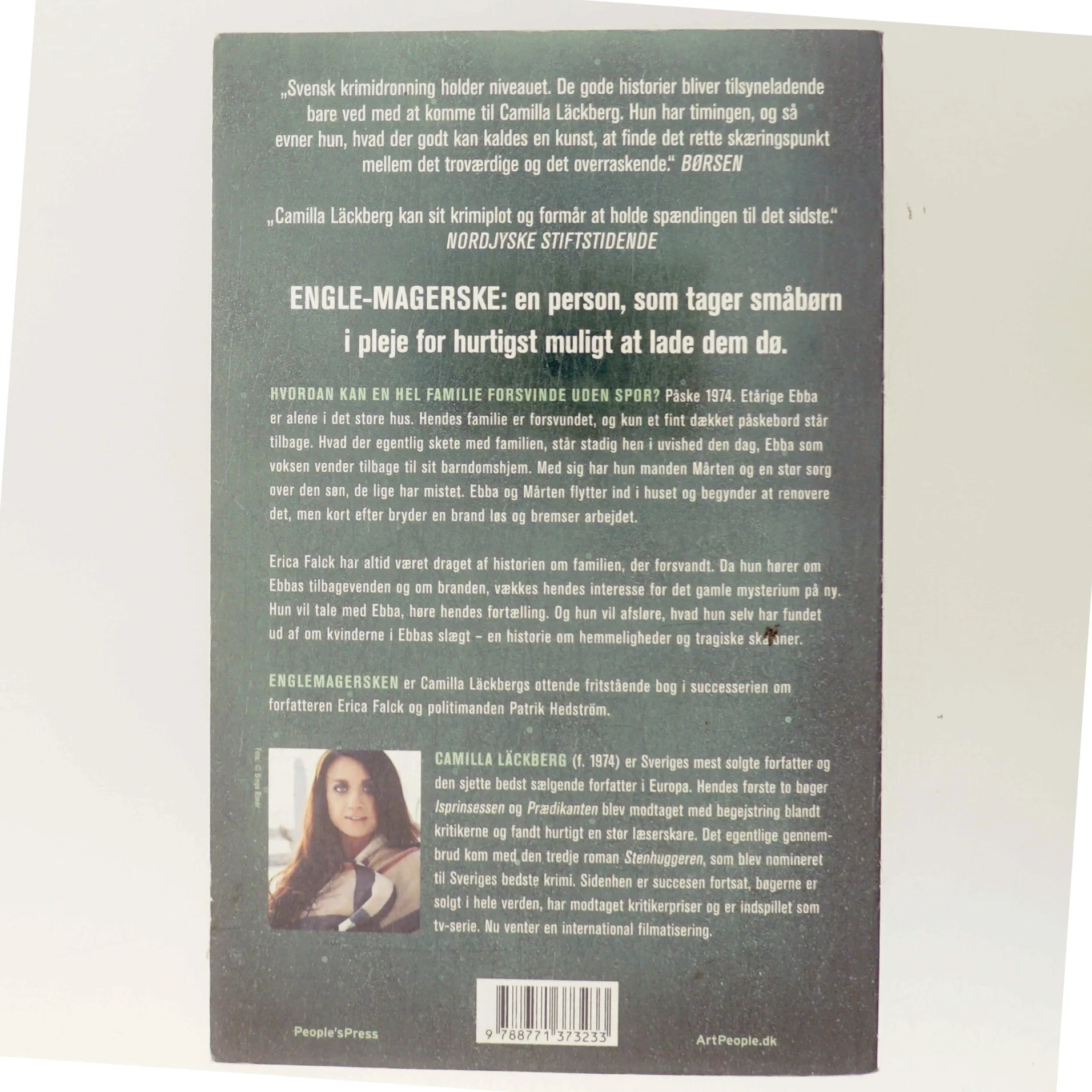 Englemagersken : kriminalroman af Camilla Läckberg (Bog)
