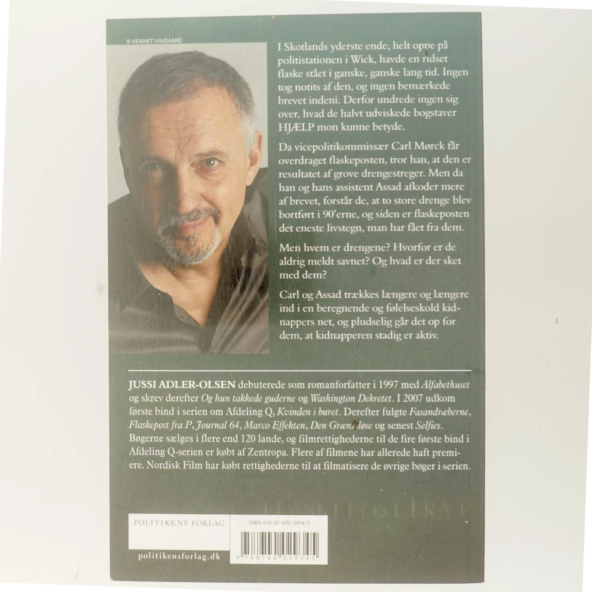 Flaskepost fra P : krimithriller af Jussi Adler-Olsen (Bog)