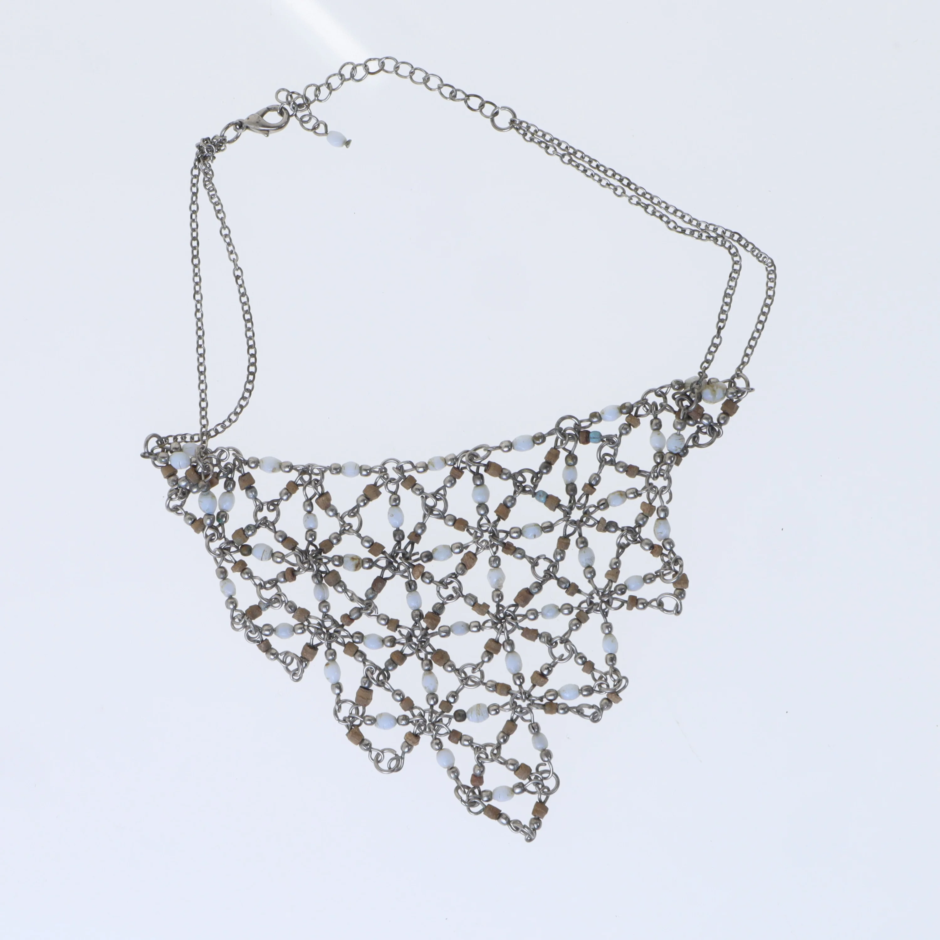 Metalisk halskæde (str. 39,5 cm)