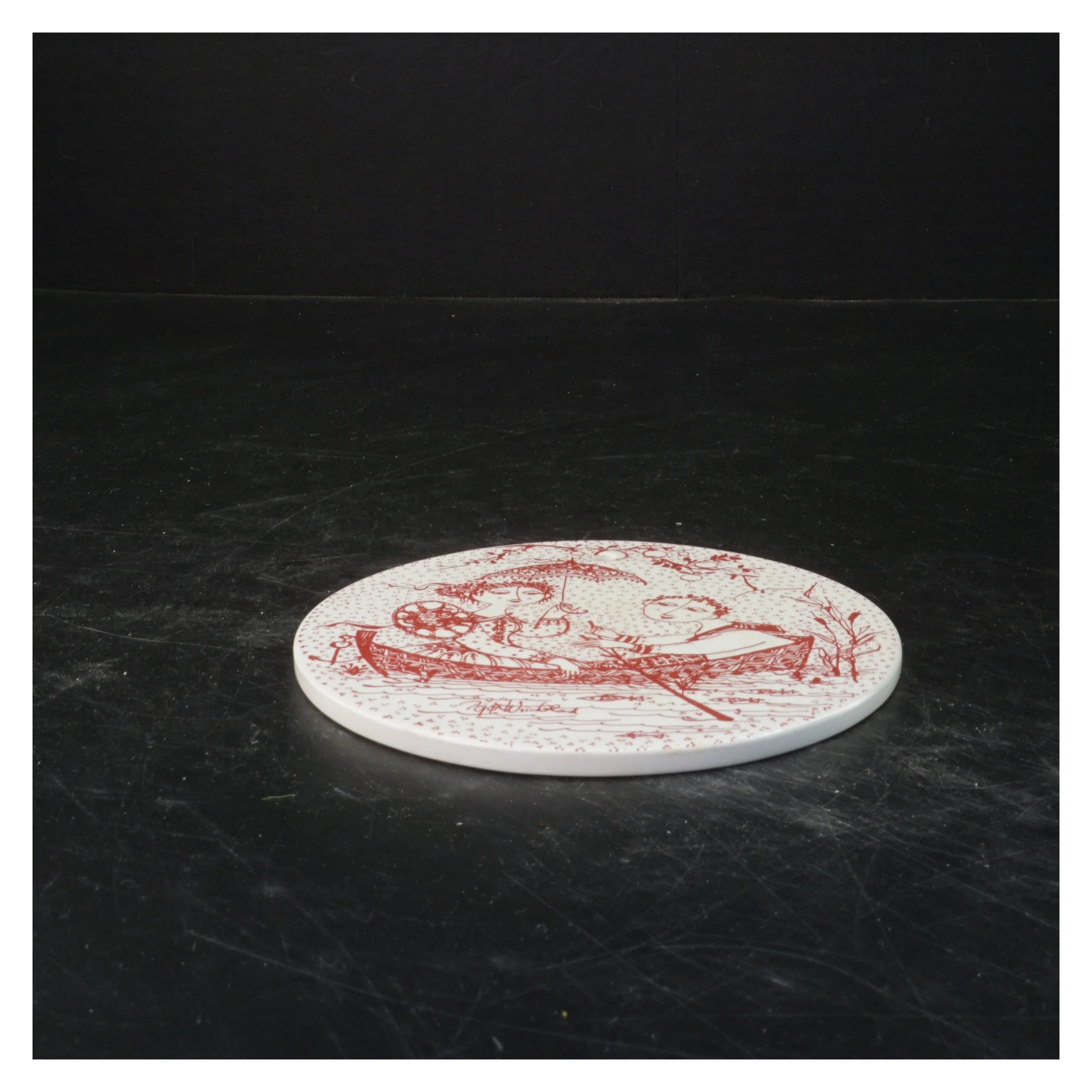 Pyntetallerken med motiv fra Nymölle (str. Ø 15 cm)