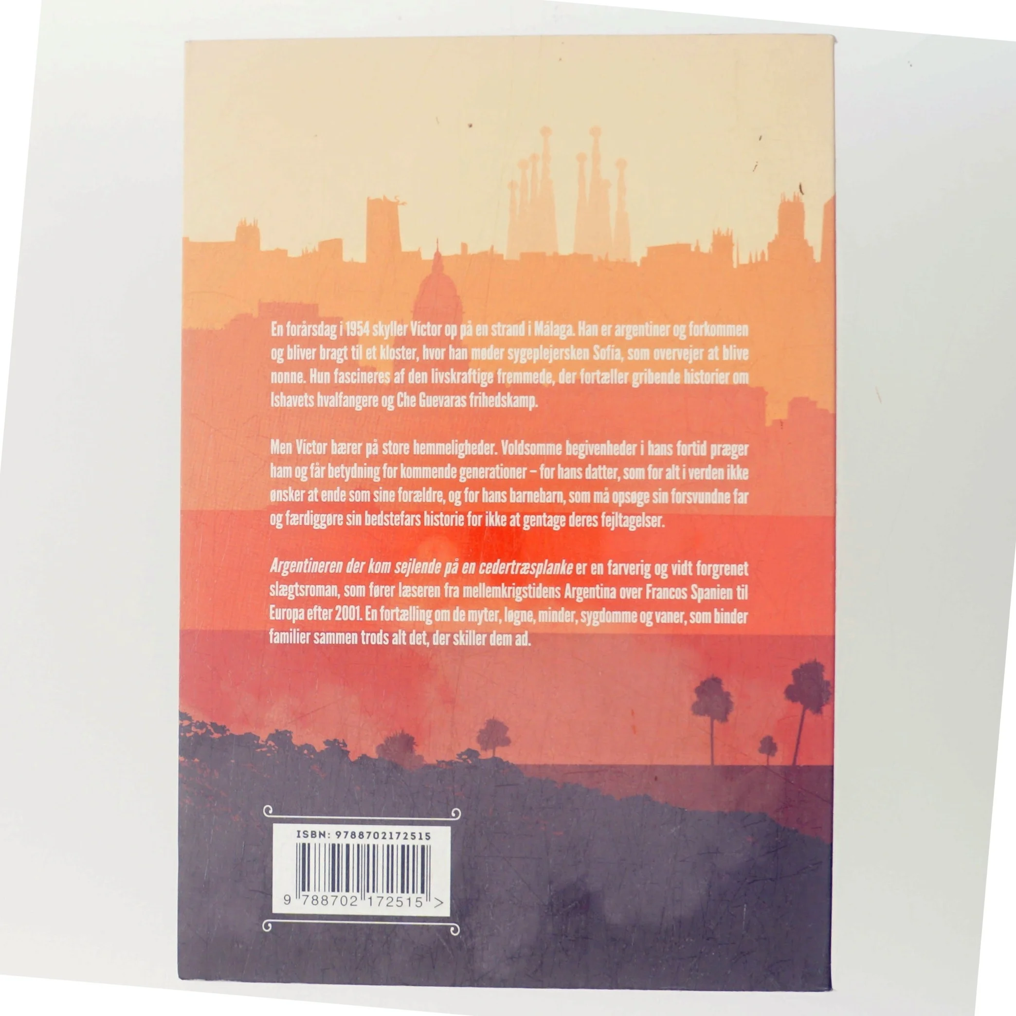 Argentineren der kom sejlende på en cedertræsplanke : roman af Morten Vittrup (f. 1983) (Bog)