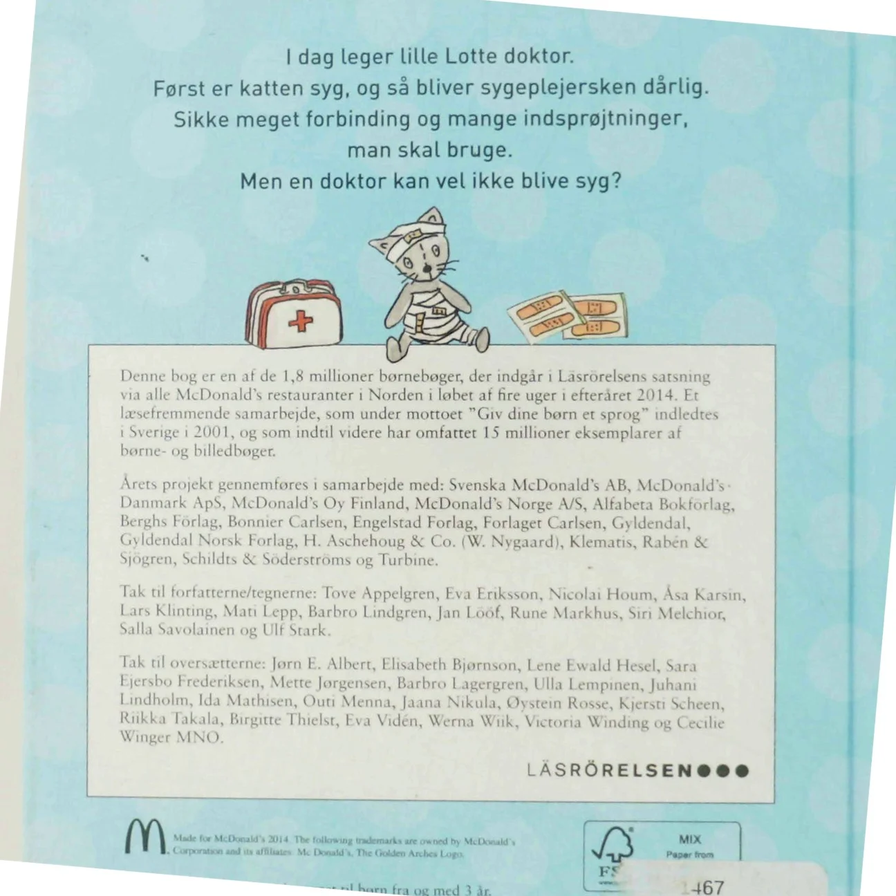 Lille Lotte er Doktor Børnebog fra Klematis