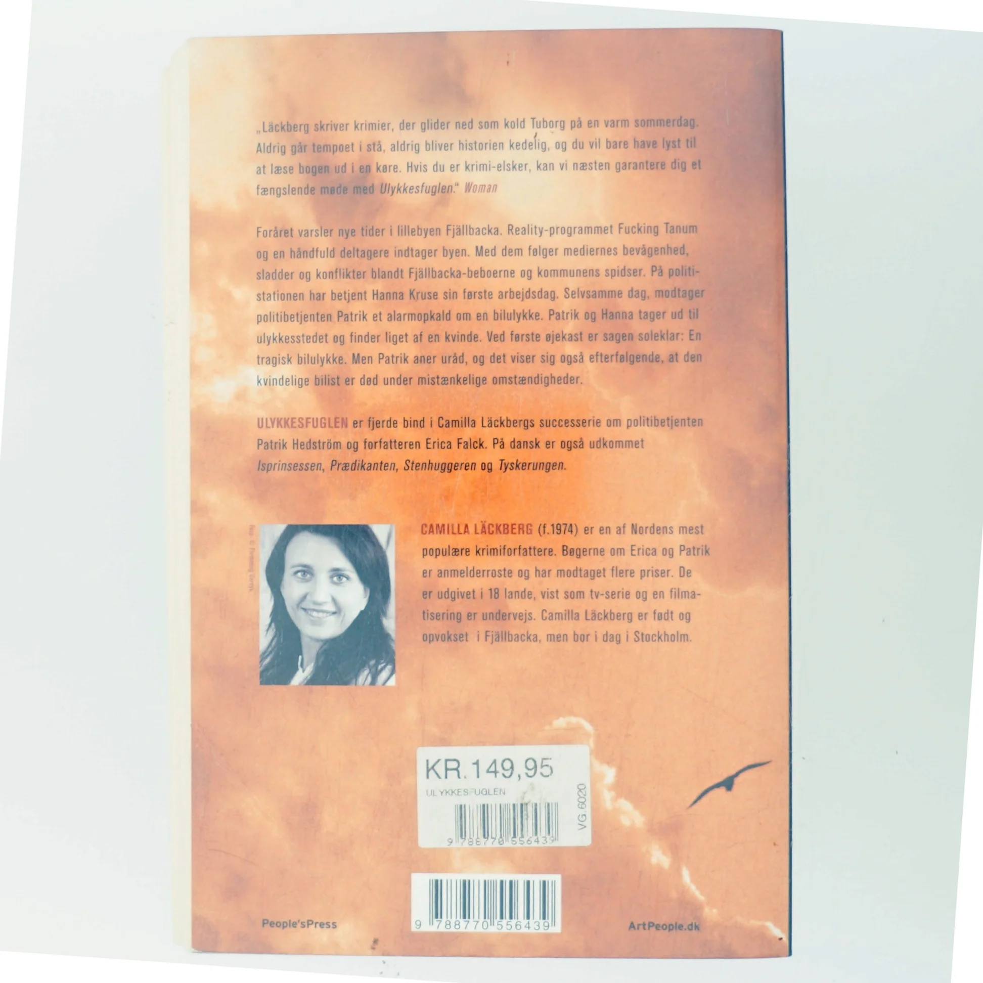Ulykkesfuglen : kriminalroman af Camilla Läckberg (Bog)