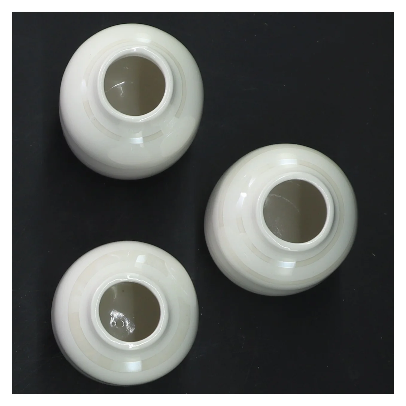 Sæt med tre vaser fra Kähler (str. 8 cm)