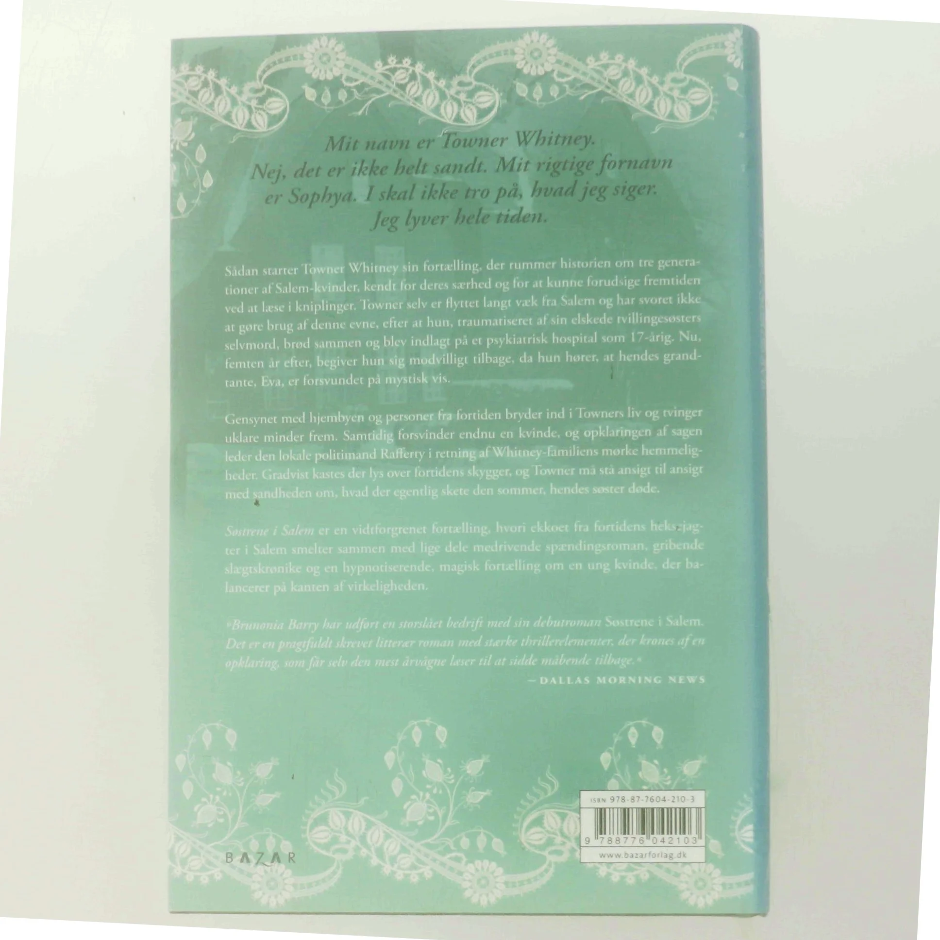 Søstrene i Salem af Brunonia Barry (Bog)