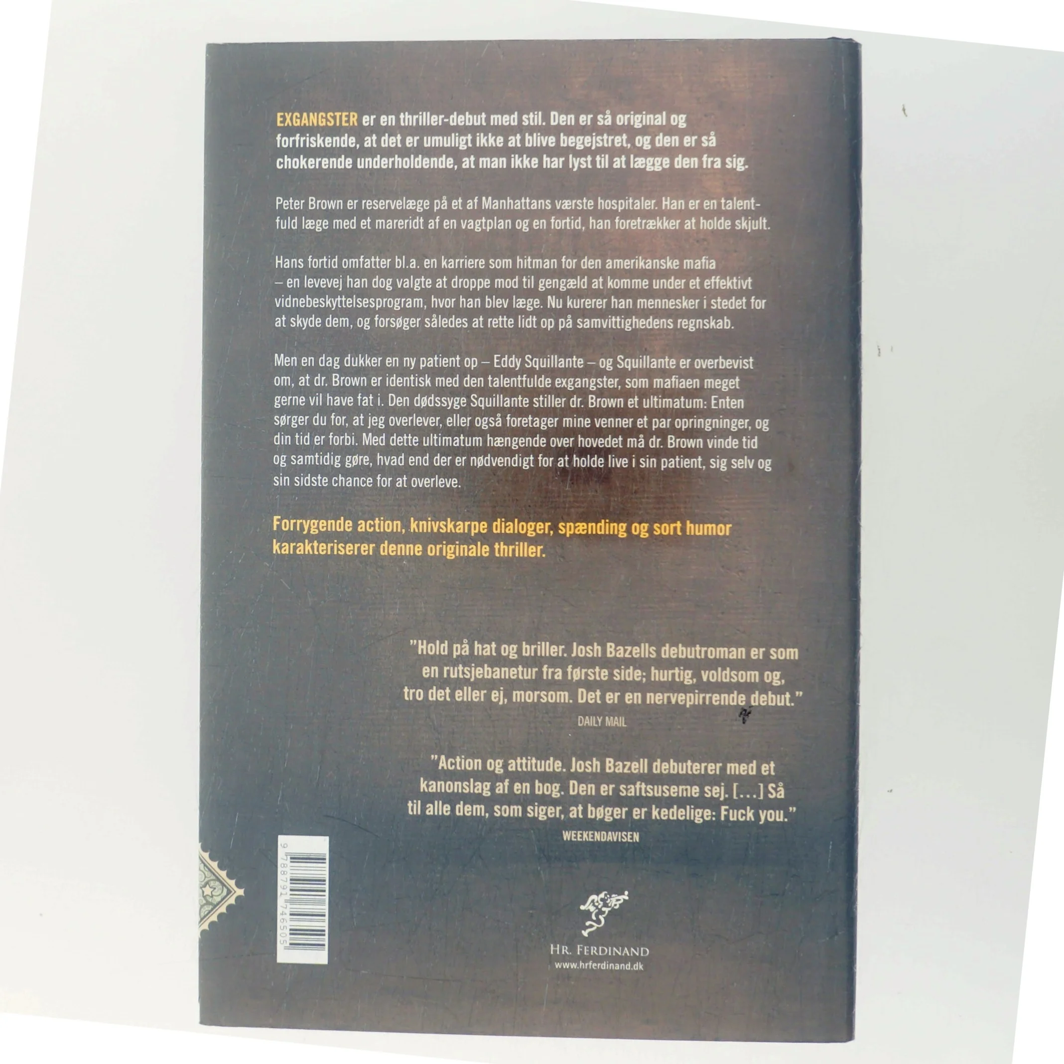 Exgangster af Josh Bazell (Bog)