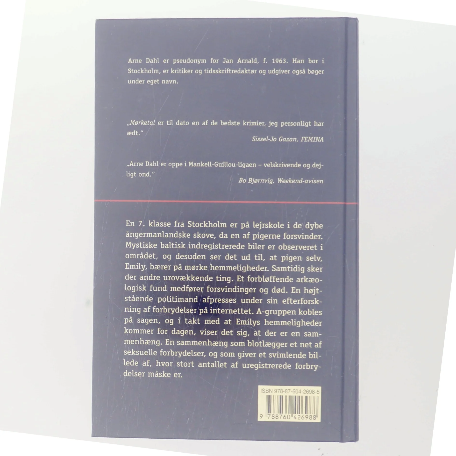 Mørketal : kriminalroman af Arne Dahl (f. 1963) (Bog)