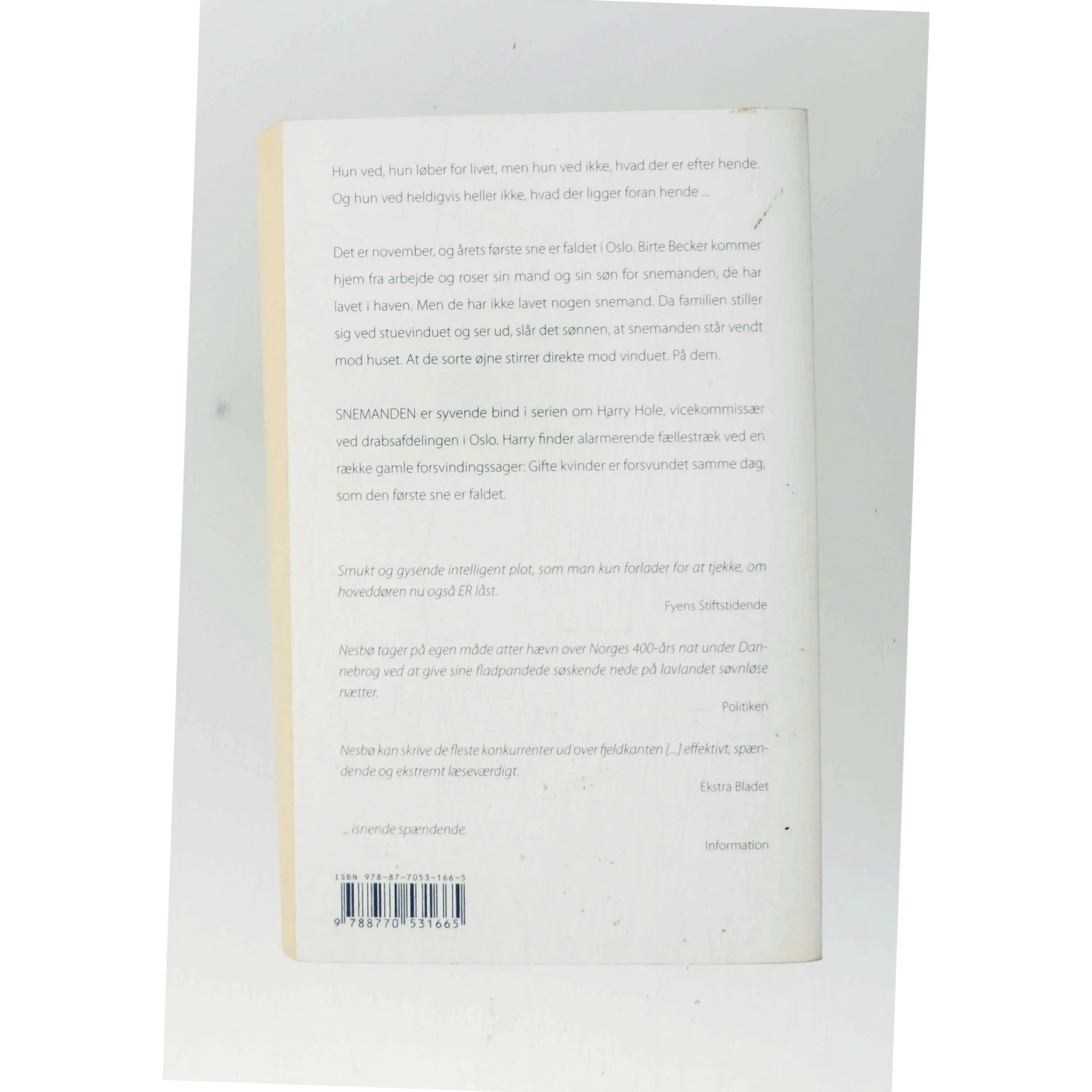 Snemanden af Jo Nesbø (Bog)