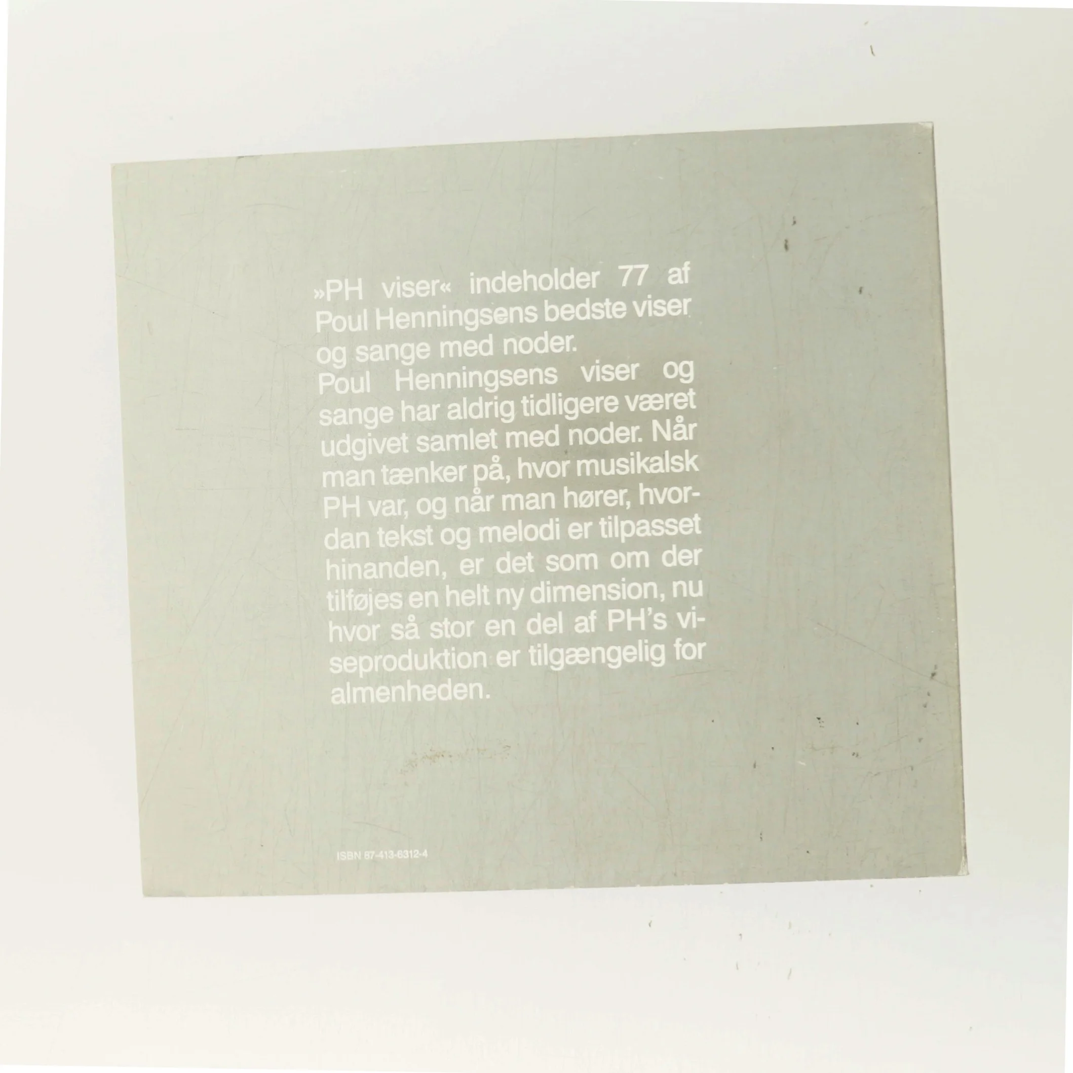 PH viser af Poul Henningsen (Bog)