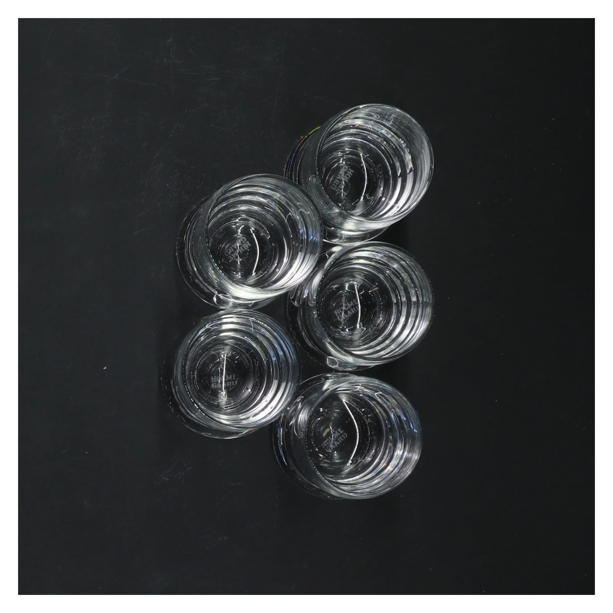 Sæt af 5 glas (str. 5 styk, 7,5 cm)