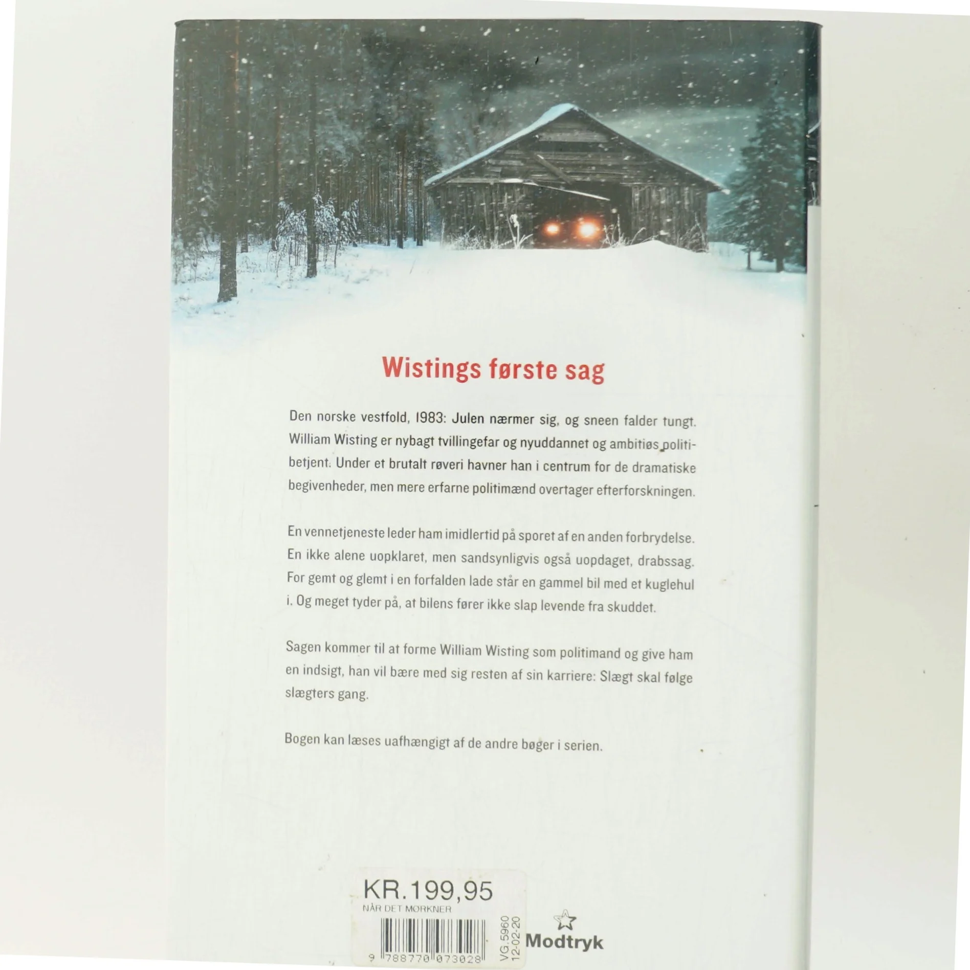 Når det mørkner af Jørn Lier Horst (Bog)