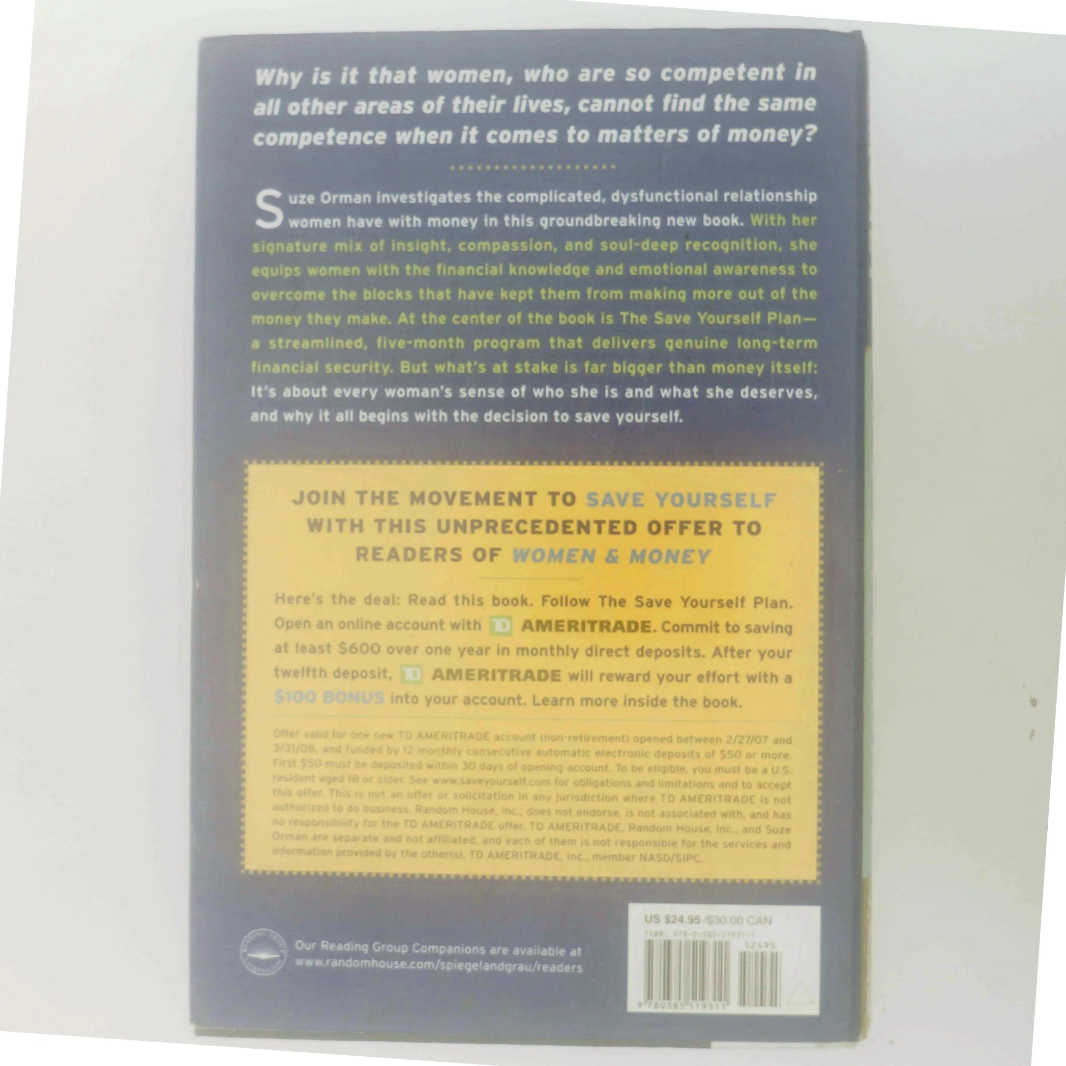 Women & money : owning the power to control your destiny af Suze Orman (Bog)