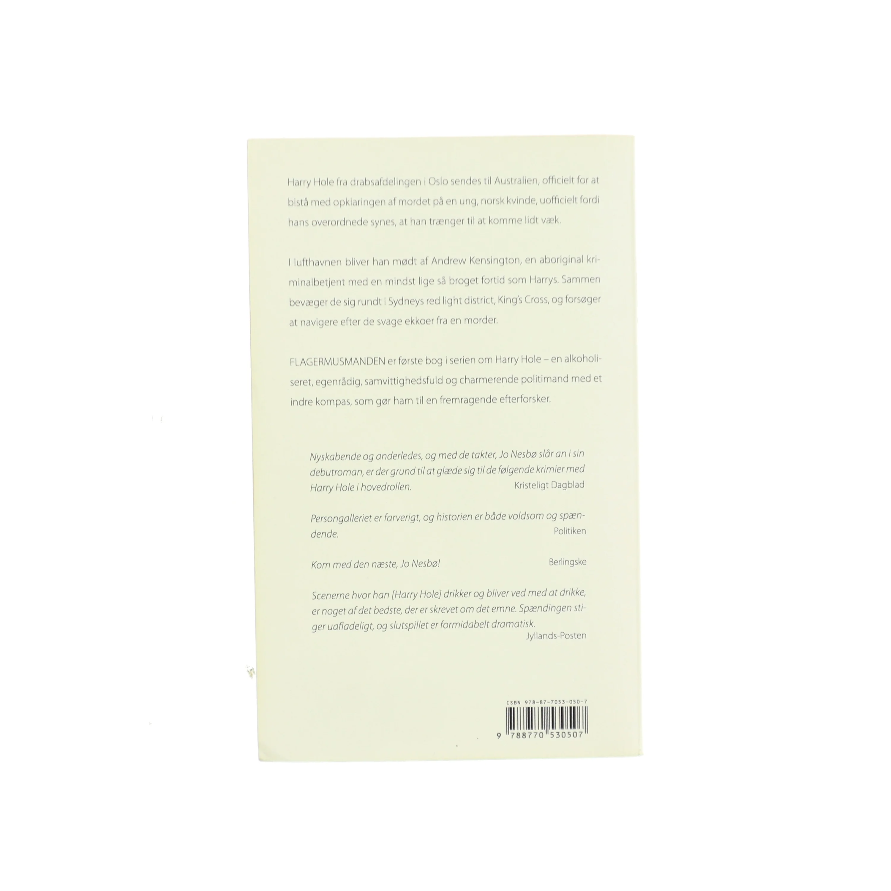 Flagermusmanden af Jo Nesbø (Bog)