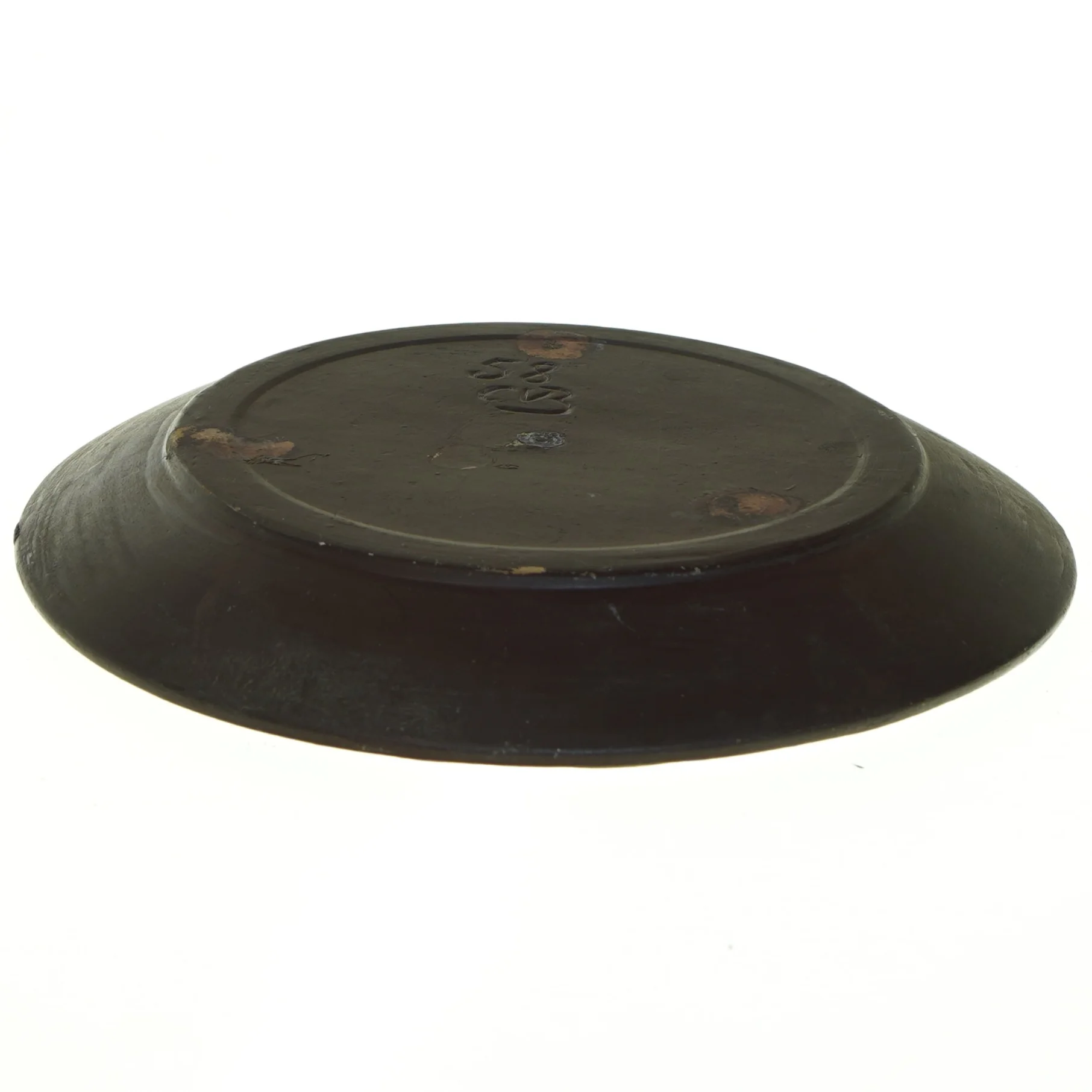 Dekorativ tallerken med dyr (str. 25 cm i diameter. 3 cm høj)