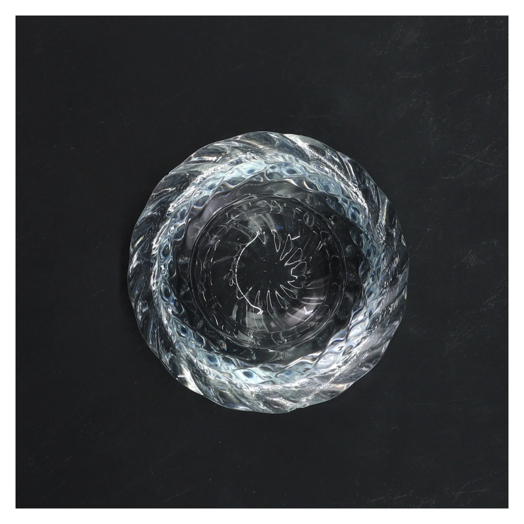 Glas lysestage Ø 10 cm (str. Ø 10 cm)