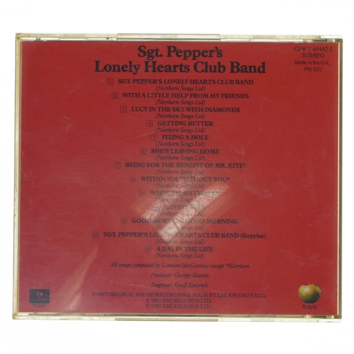 CD: The Beatles - Sgt. Pepper's Lonely Hearts Club Band fra The Beatles