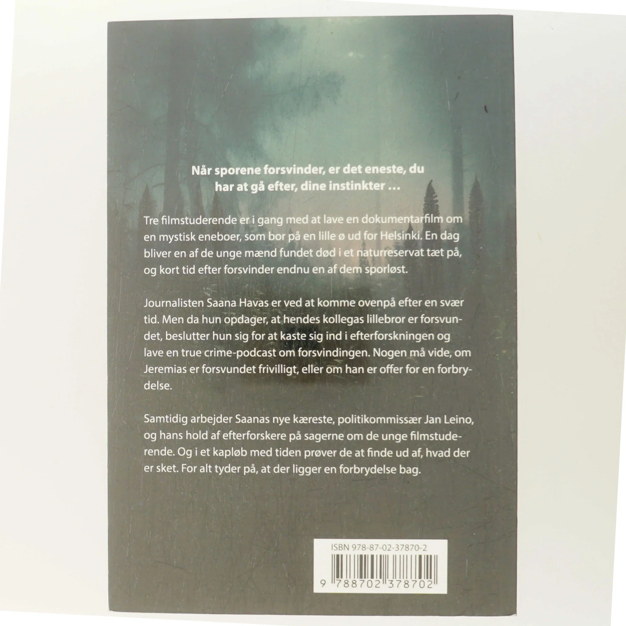 Når sporene forsvinder : krimi af Elina Backman (f. 1983) (Bog)