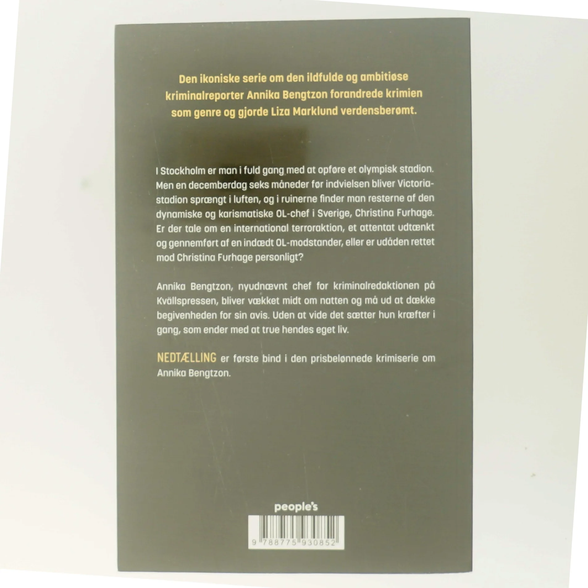 Nedtælling : krimi af Liza Marklund (Bog)