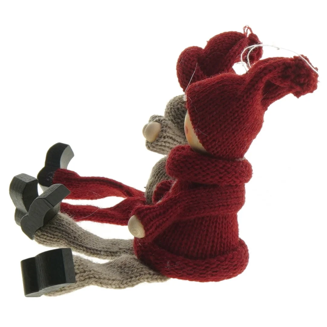 Dekorative julenisser (str. 16 cm)