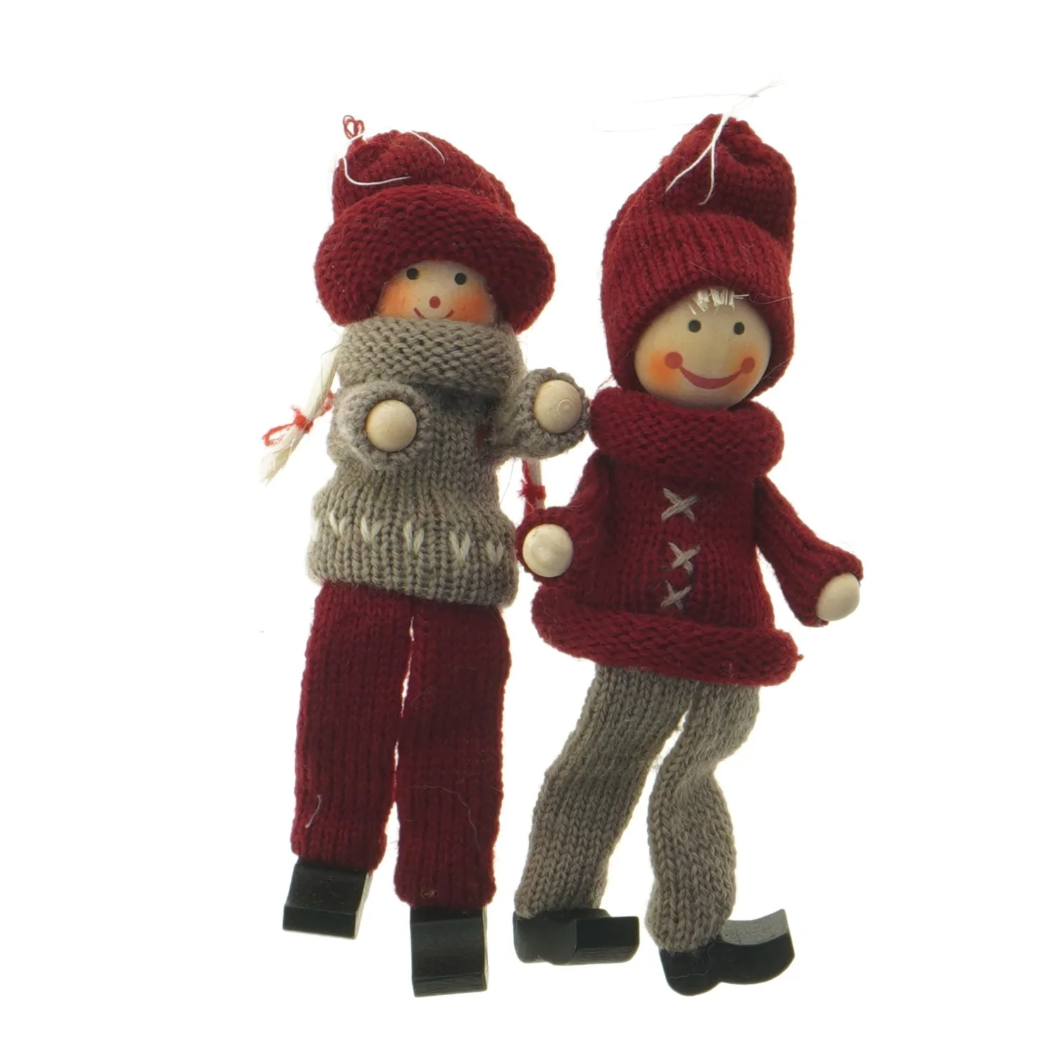 Dekorative julenisser (str. 16 cm)