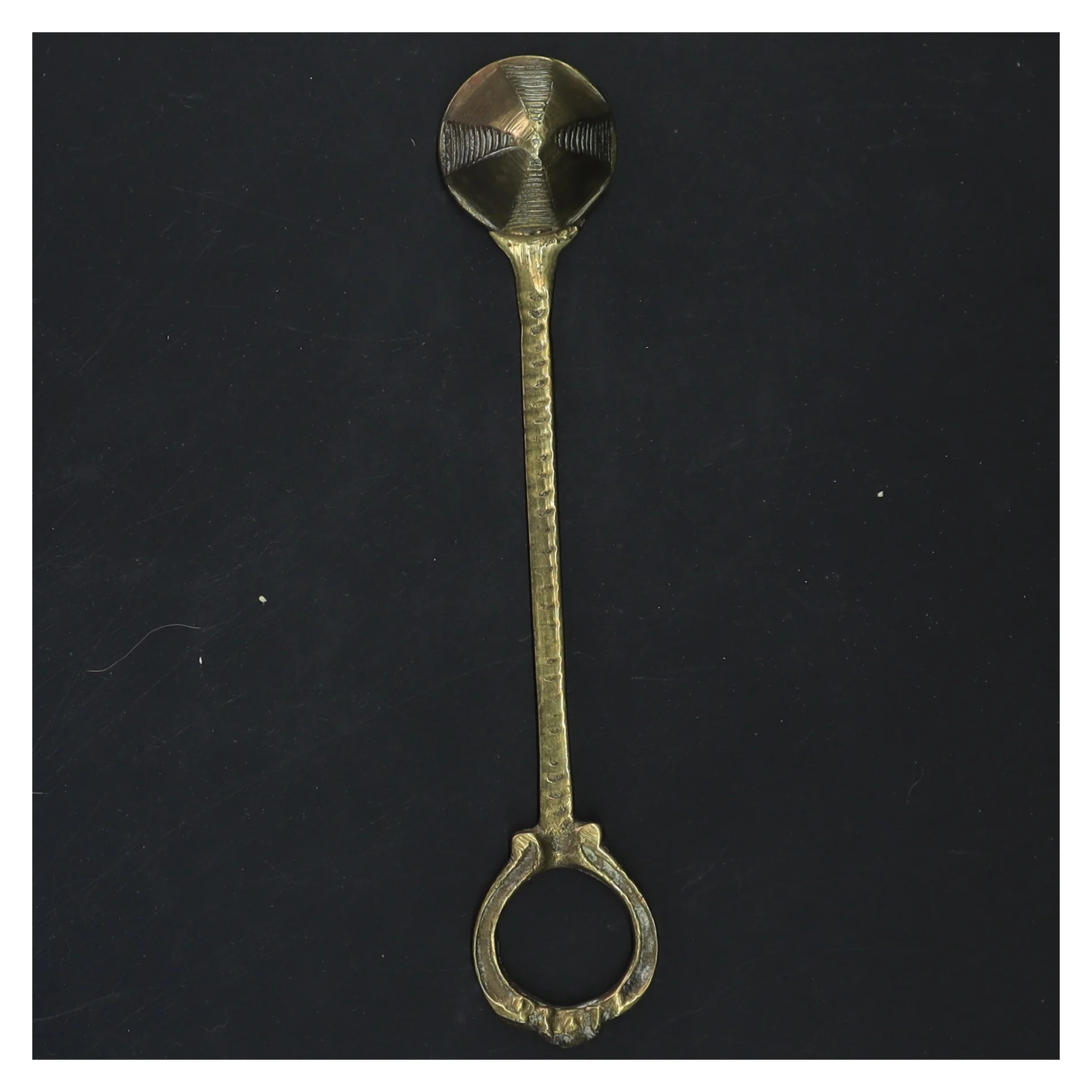 Vintage messing lysseslukker (str. 19,5x4 cm)