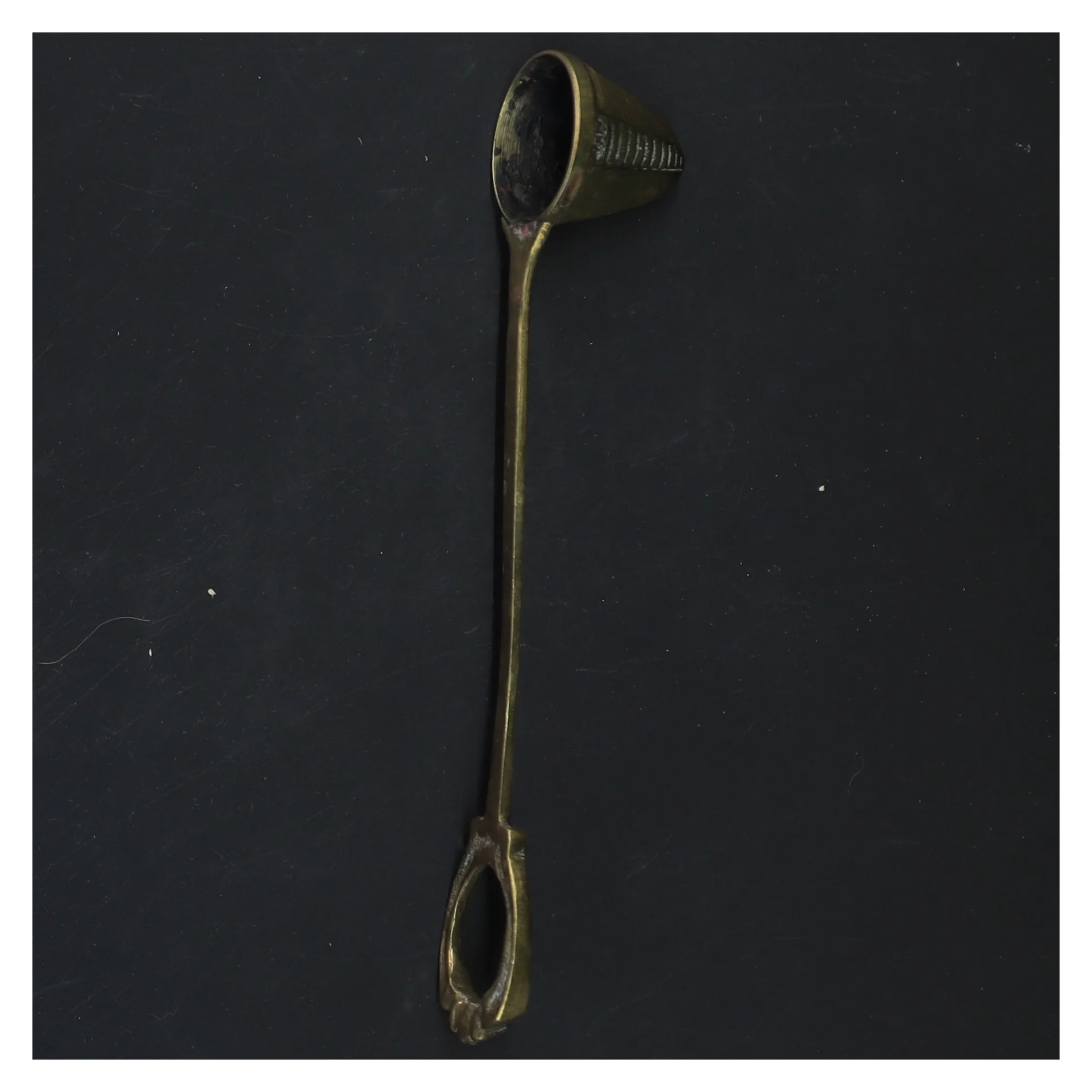 Vintage messing lysseslukker (str. 19,5x4 cm)