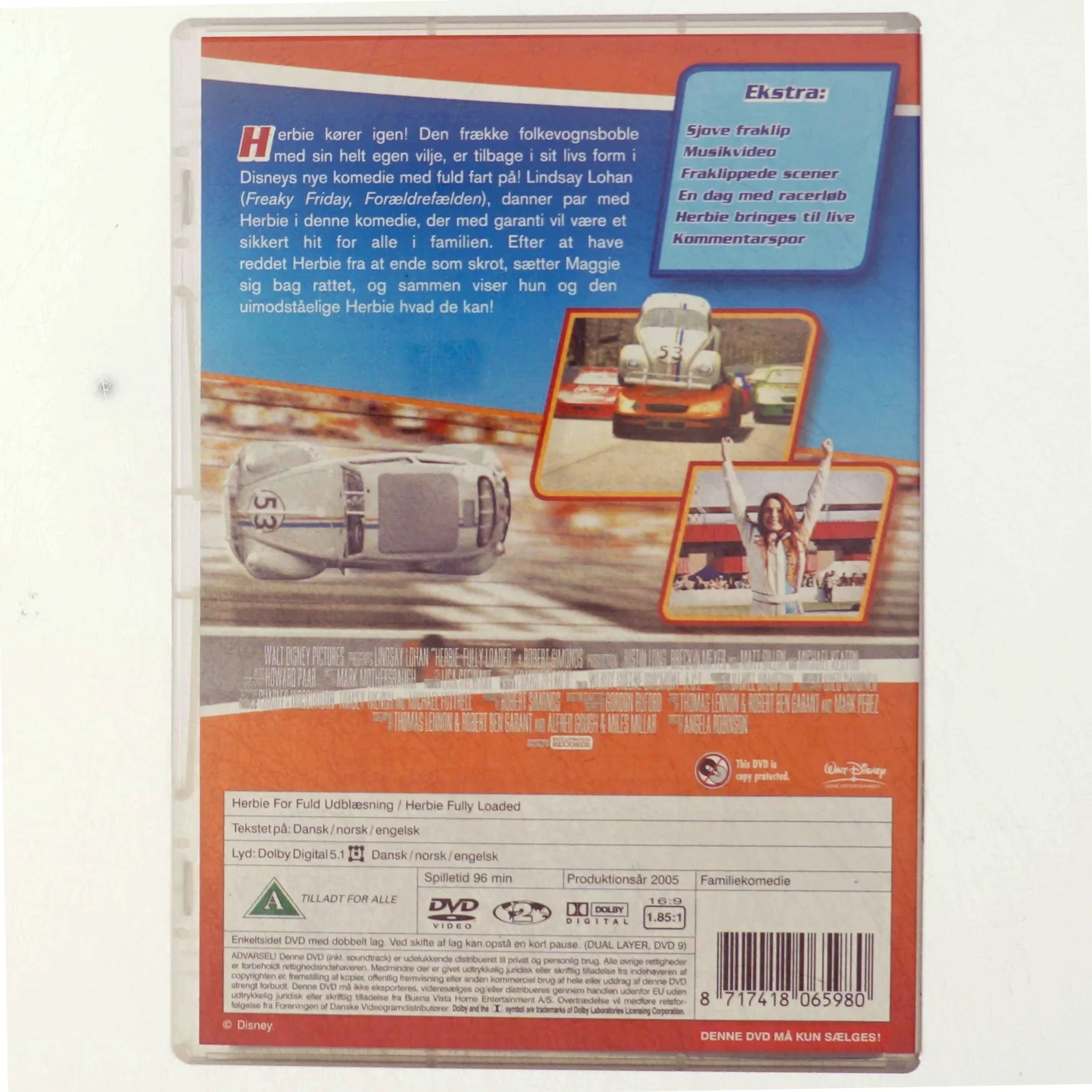 Herbie for fuld udblæsning (dvd)