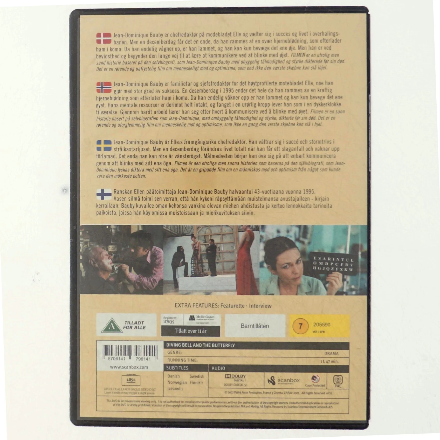 Diving Bell and the Butterfly (DVD)