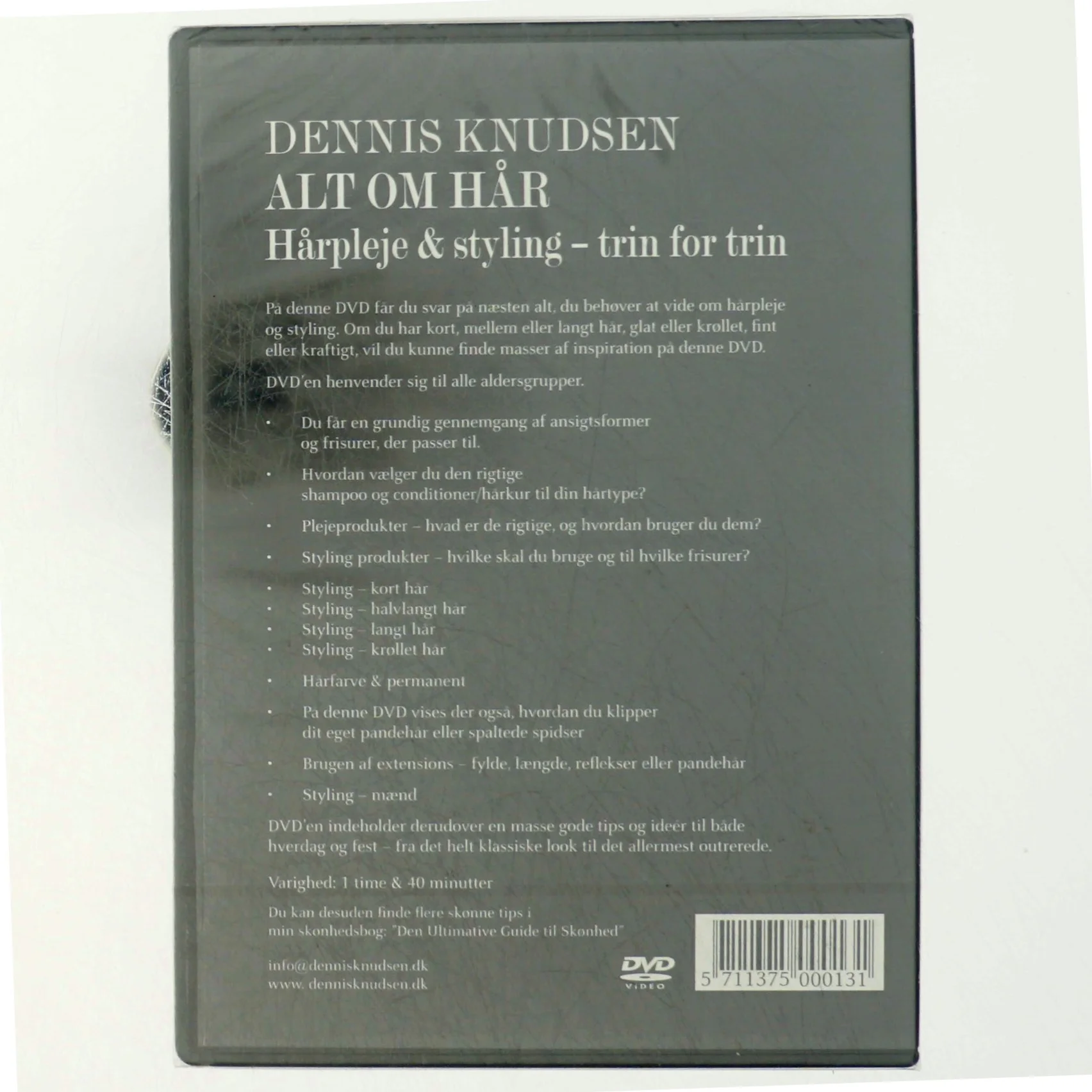 Dennis Knudsen: Alt om hår, hårpleje og styling - trin for trin (DVD)