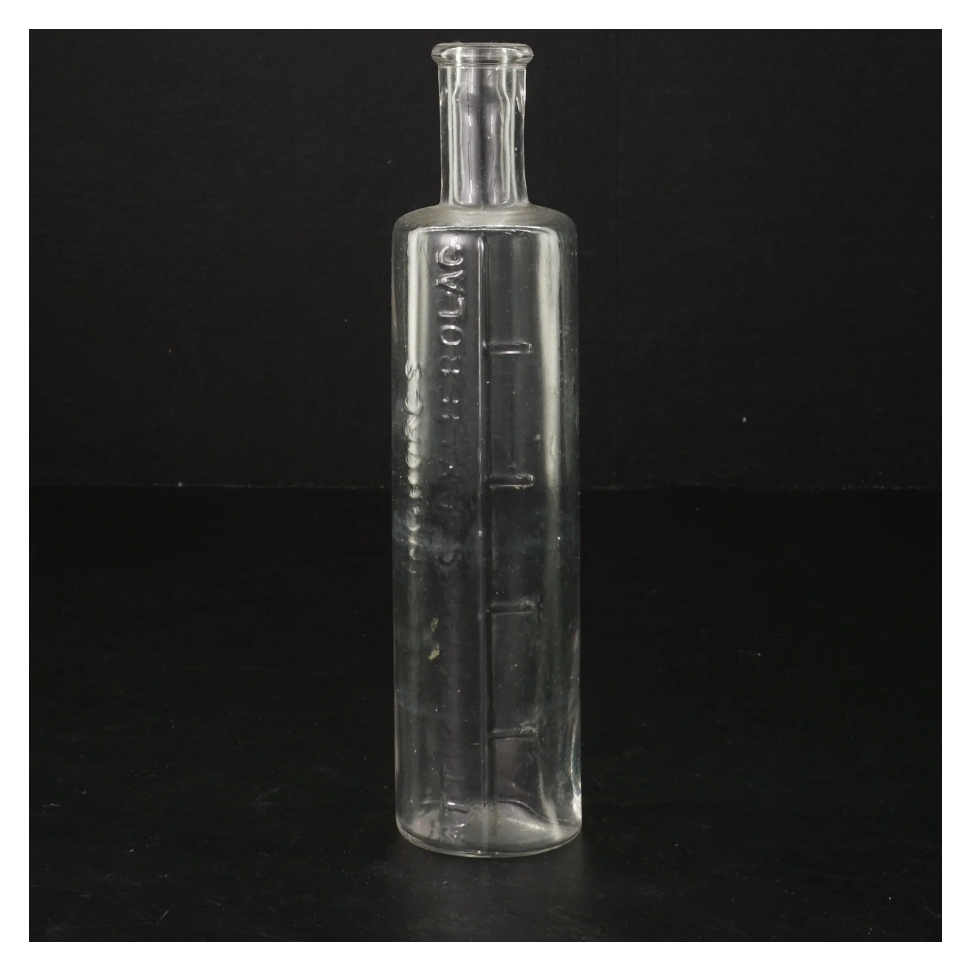 Glasflaske med målinger (str. 18 cm)