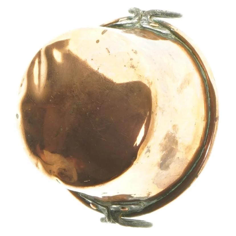 Lille kobbergryde (str. Ø 9x5 cm)