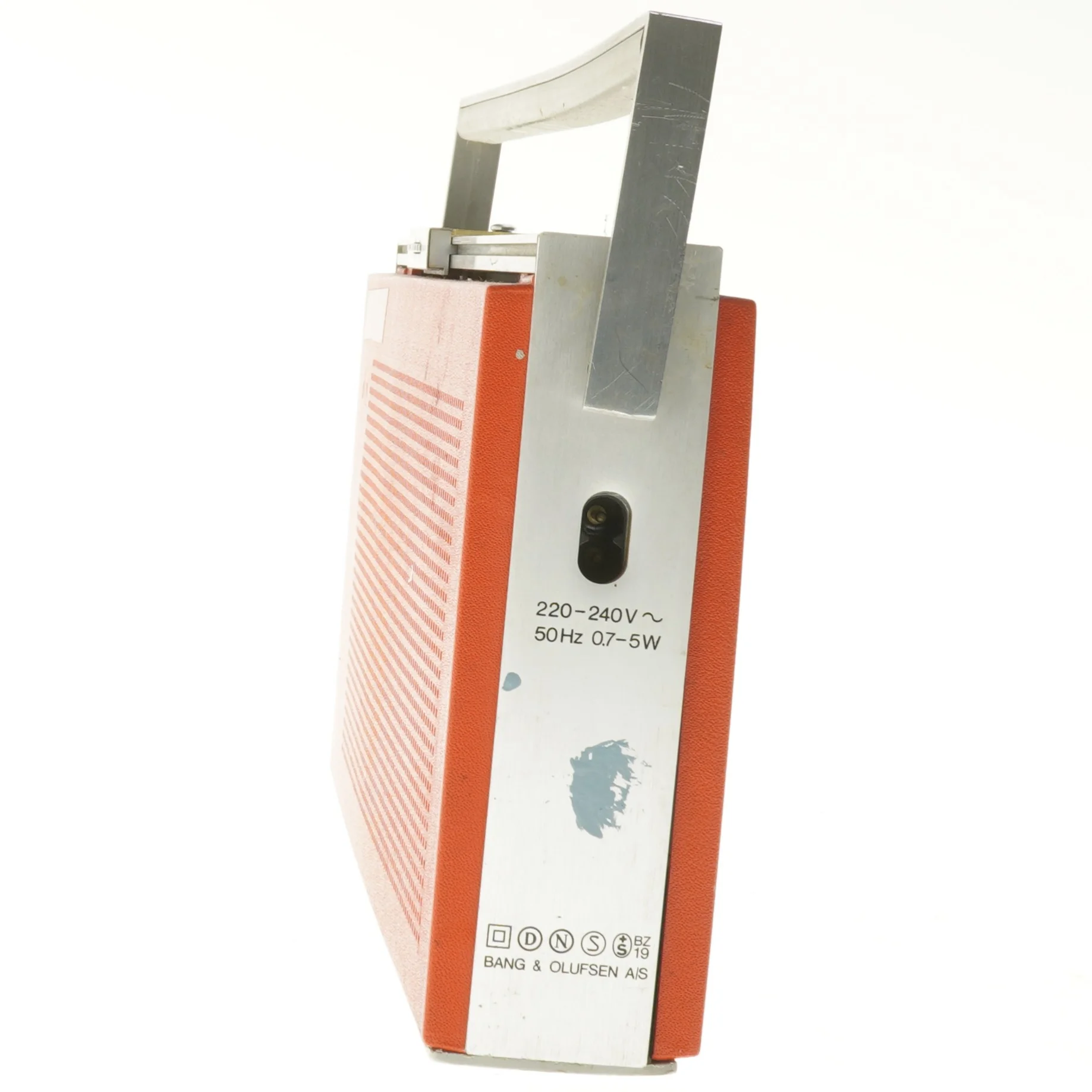 BÆRBAR ORANGE RADIO fra Bang & Olufsen (str. 33,5x15x5,5 cm)