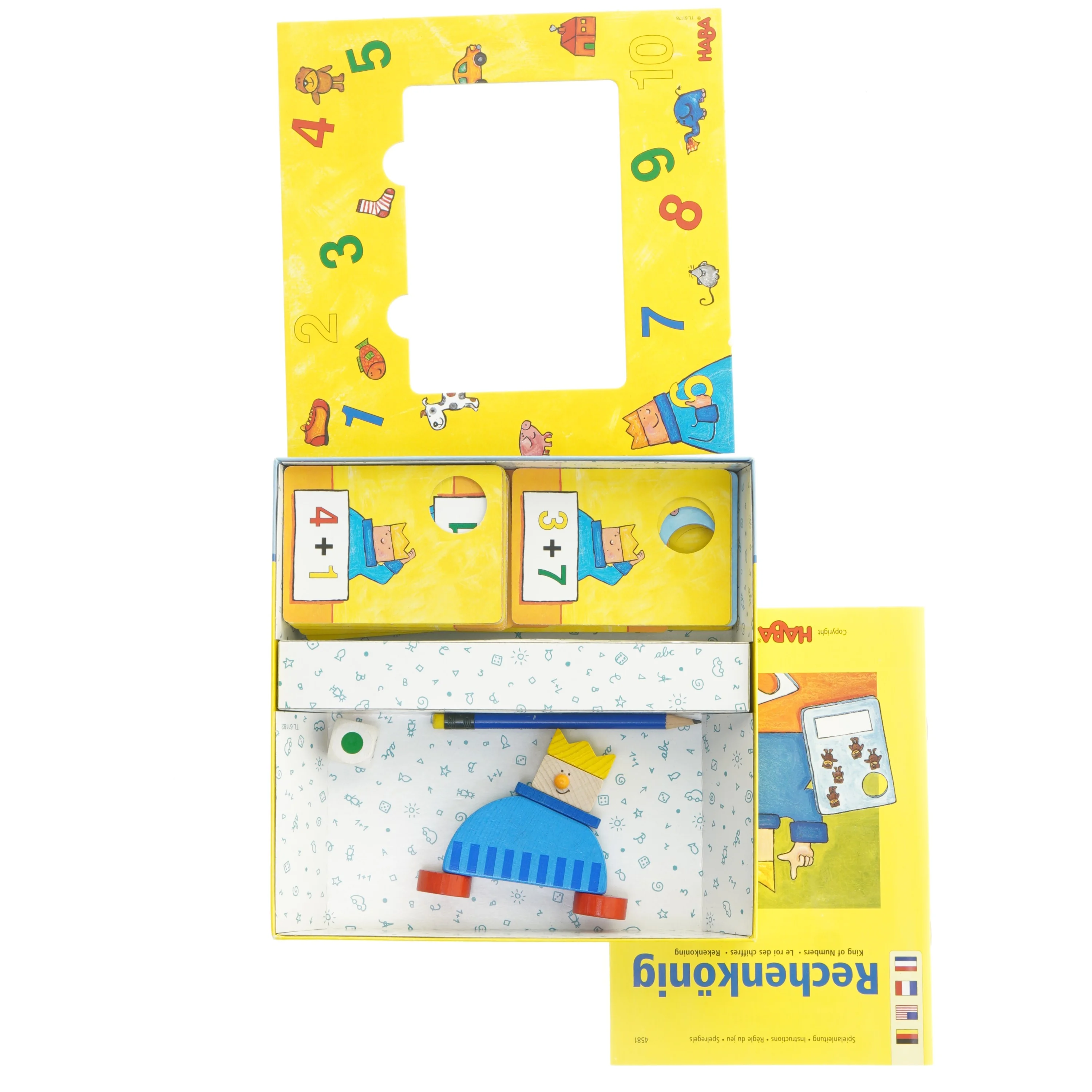 HABA regne leg-og-lær sæt fra Haba (str. 22, 22 x 5 cm)