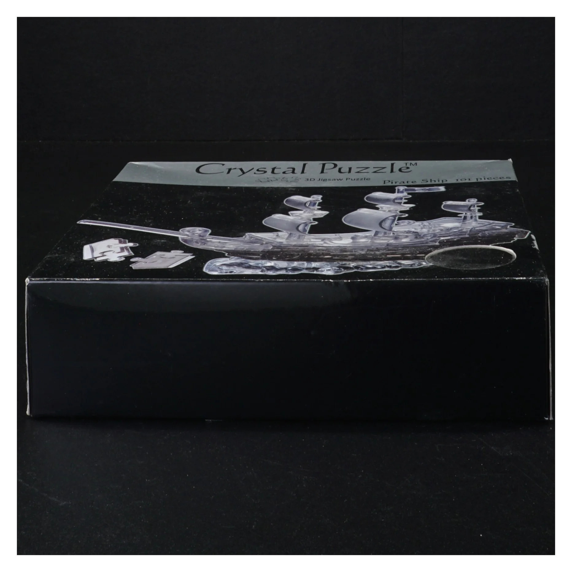 3D krystalpuslespil - piratskib fra Crystal Puzzle (str. 18 x 19 x 5 cm)