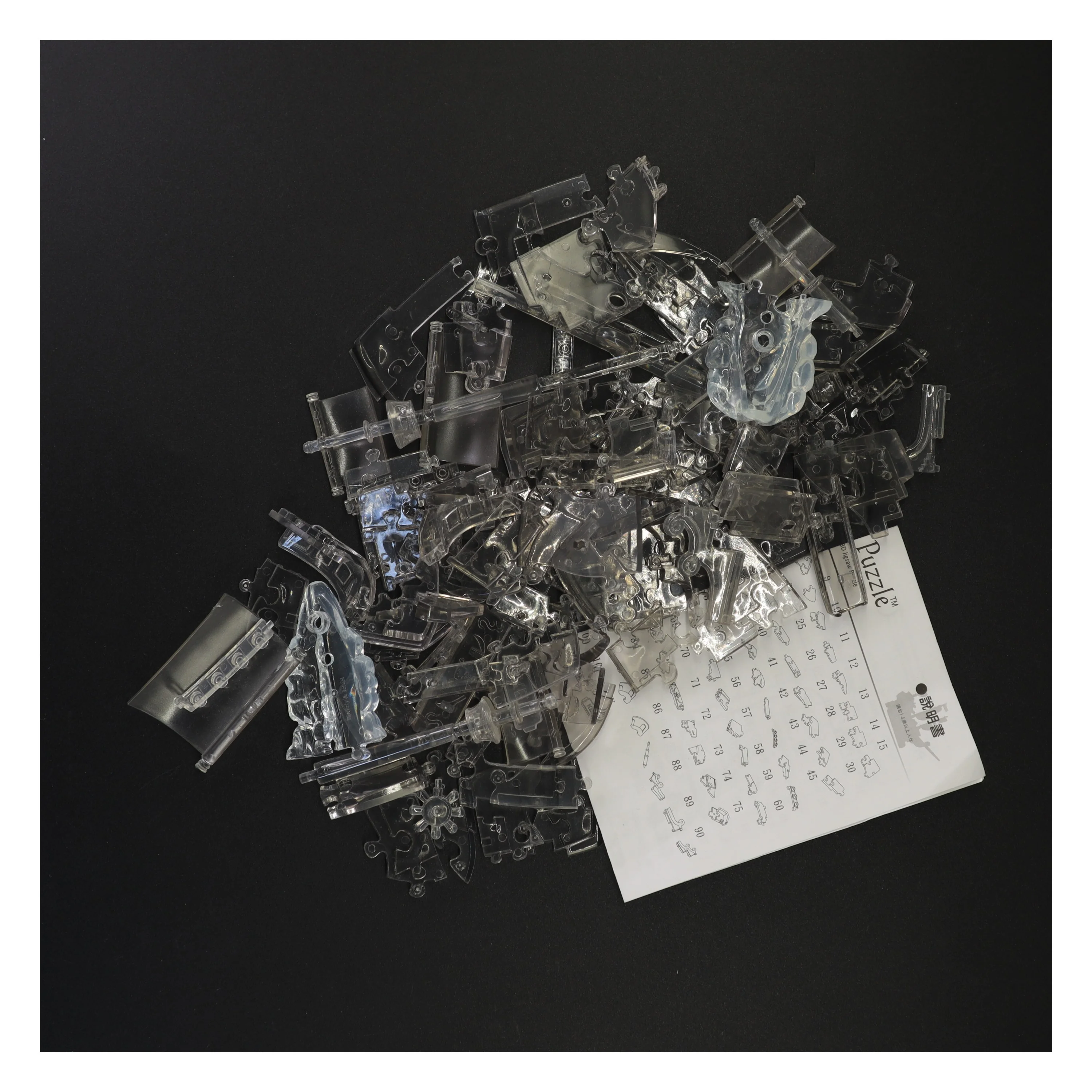 3D krystalpuslespil - piratskib fra Crystal Puzzle (str. 18 x 19 x 5 cm)