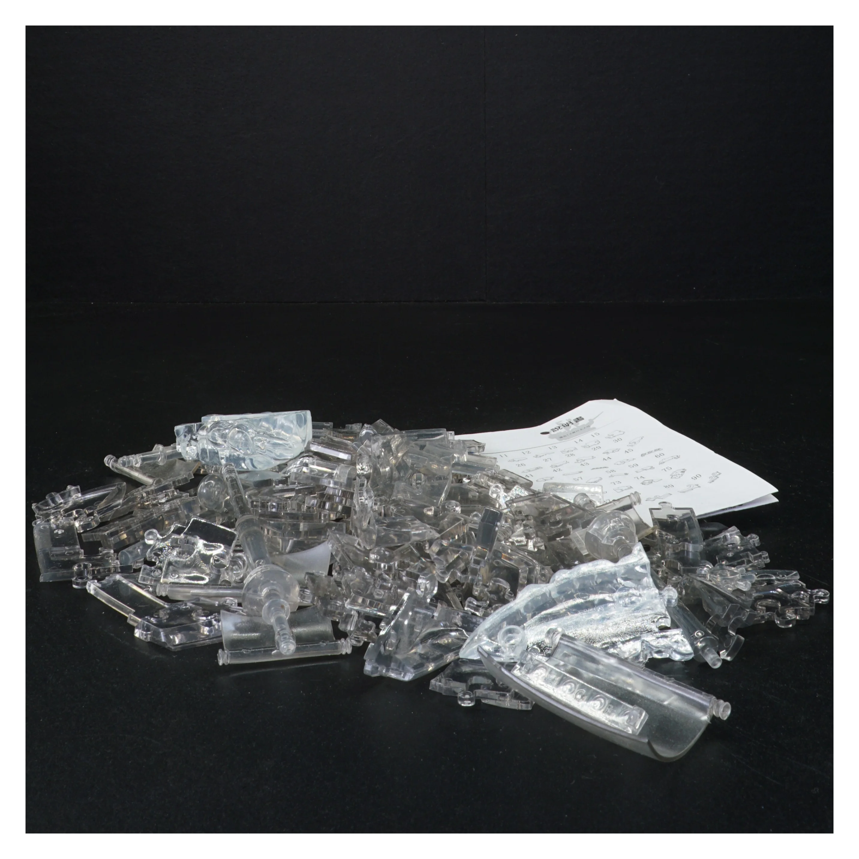 3D krystalpuslespil - piratskib fra Crystal Puzzle (str. 18 x 19 x 5 cm)